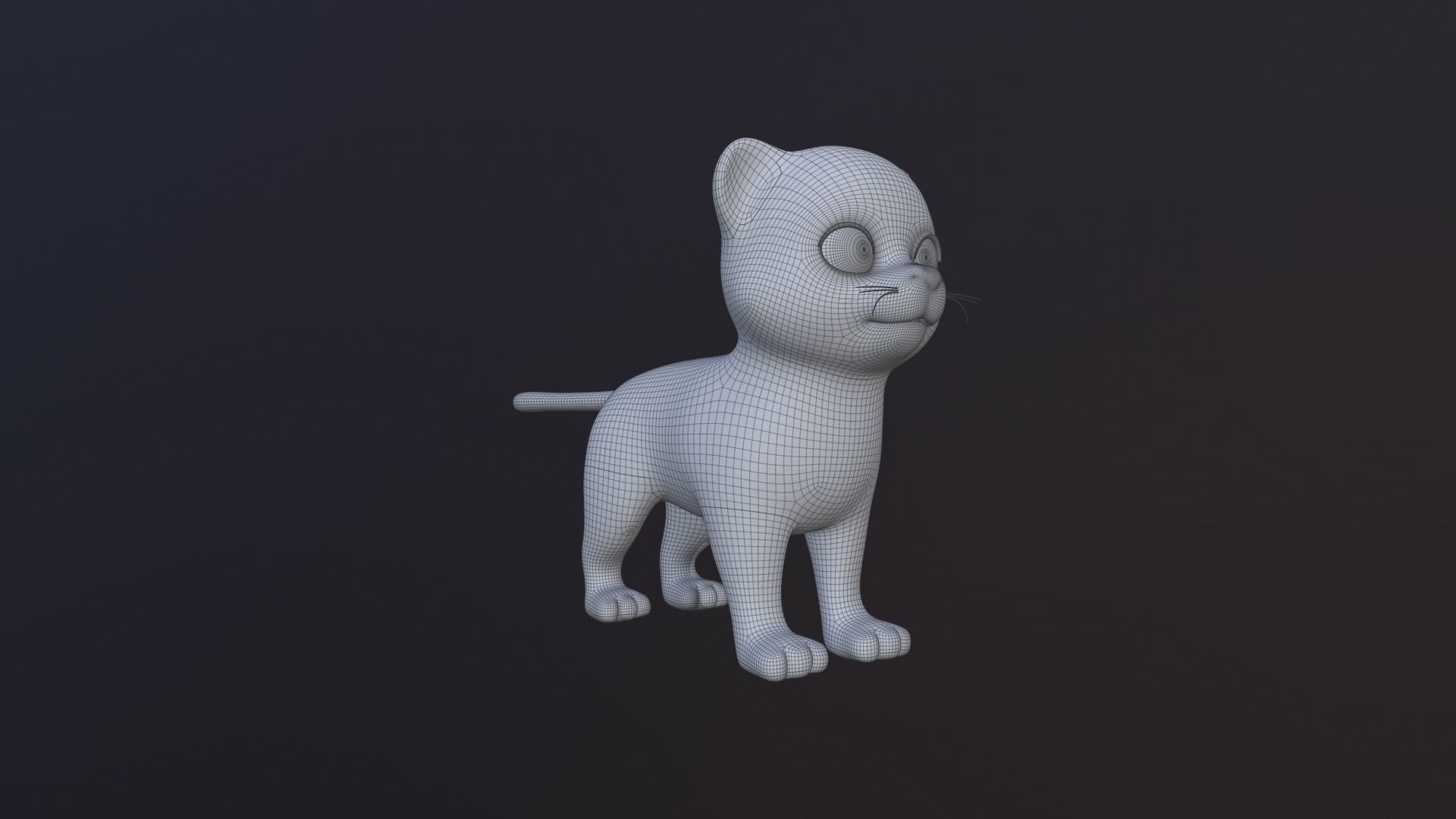 Asset - Cartoons - Animal - Tiger Rigged 3D model 3D model_12