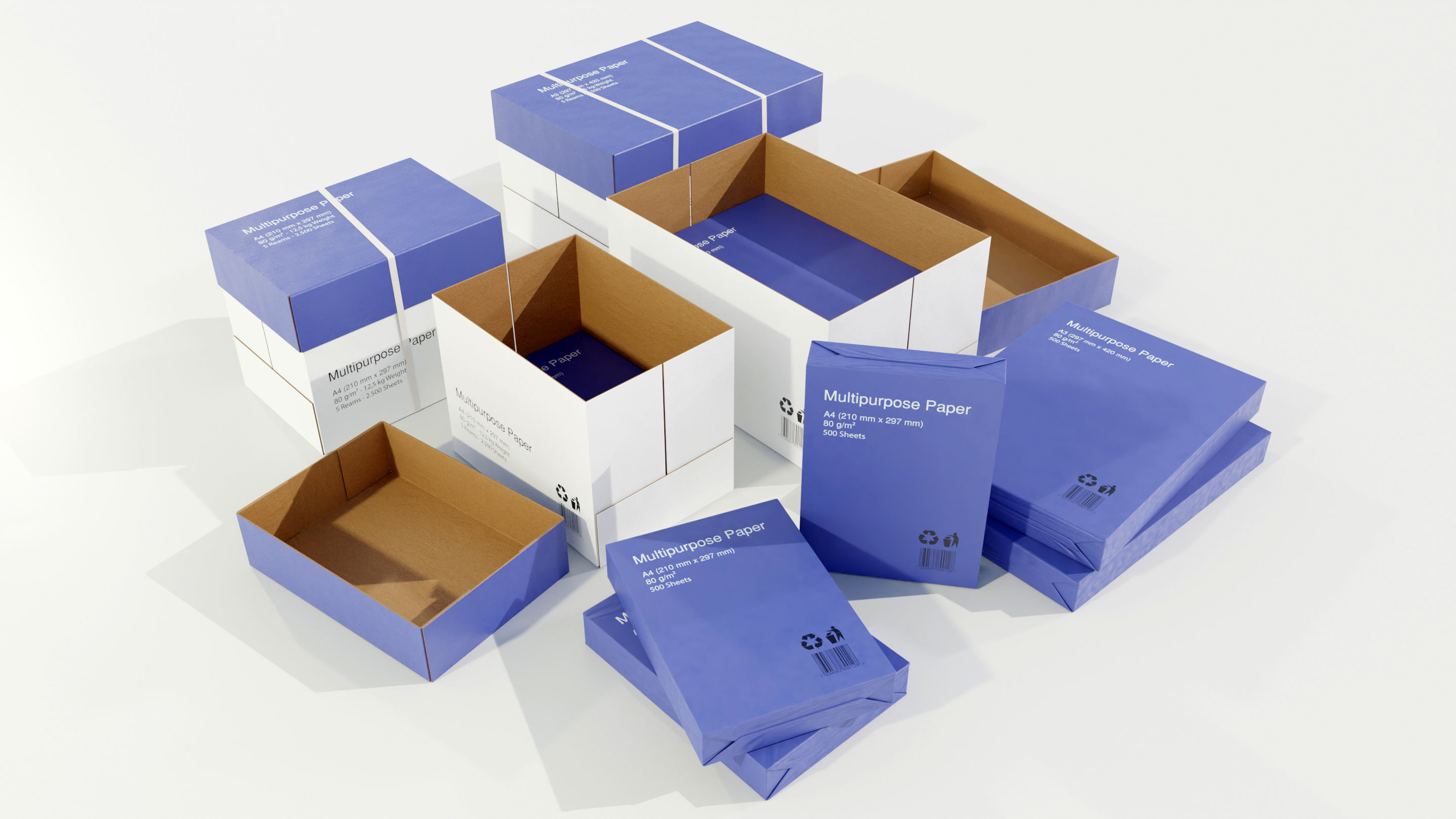 Paper Boxes 3D model_6