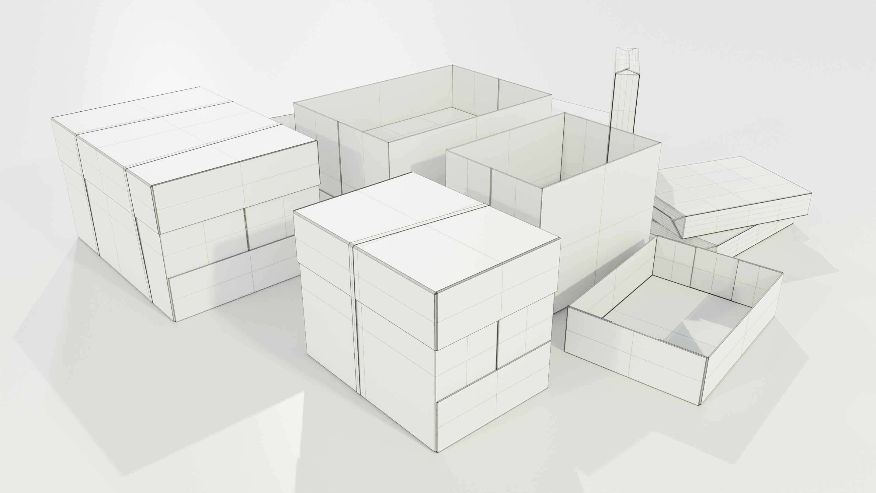 Paper Boxes 3D model_15