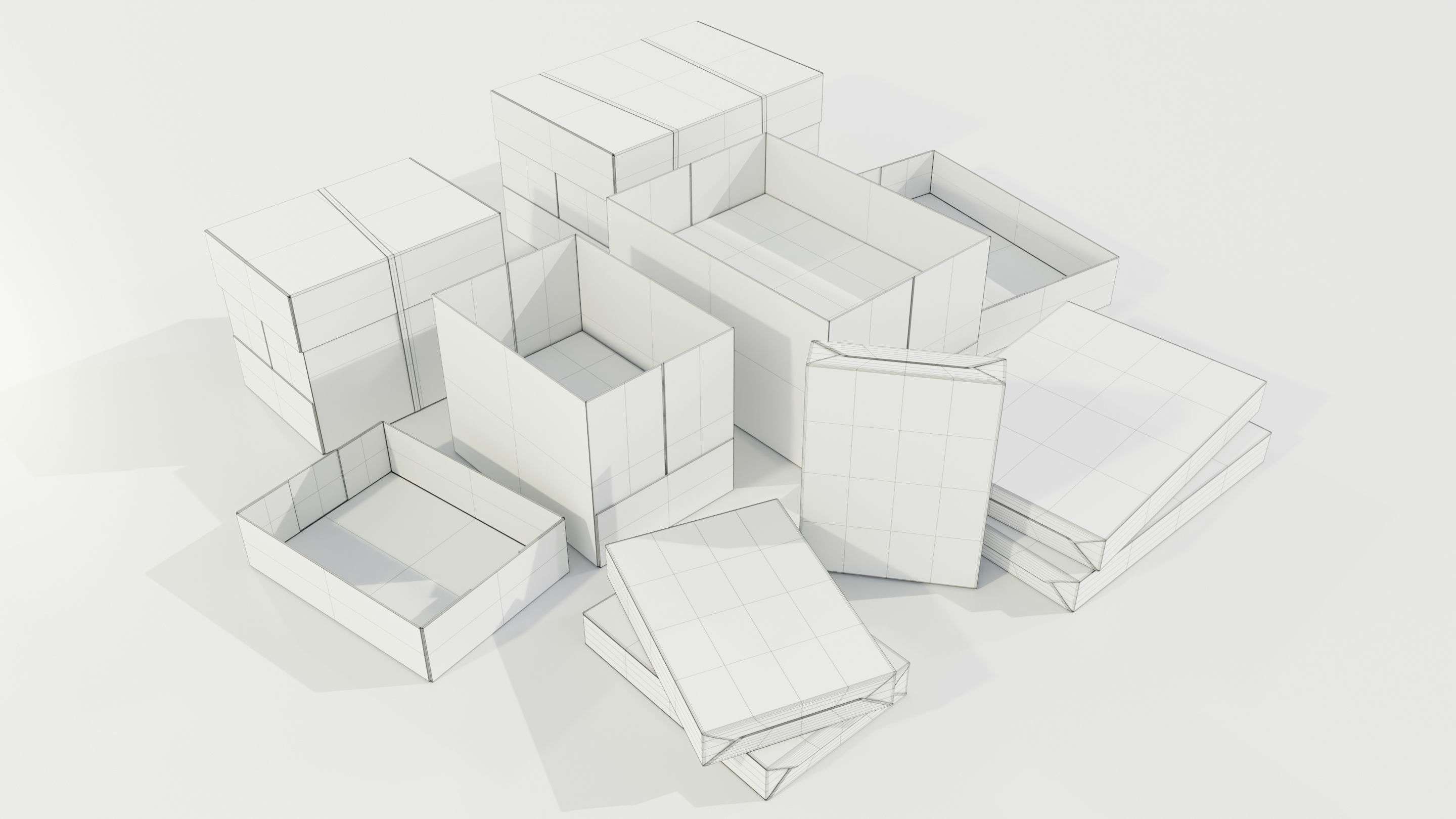 Paper Boxes 3D model_16
