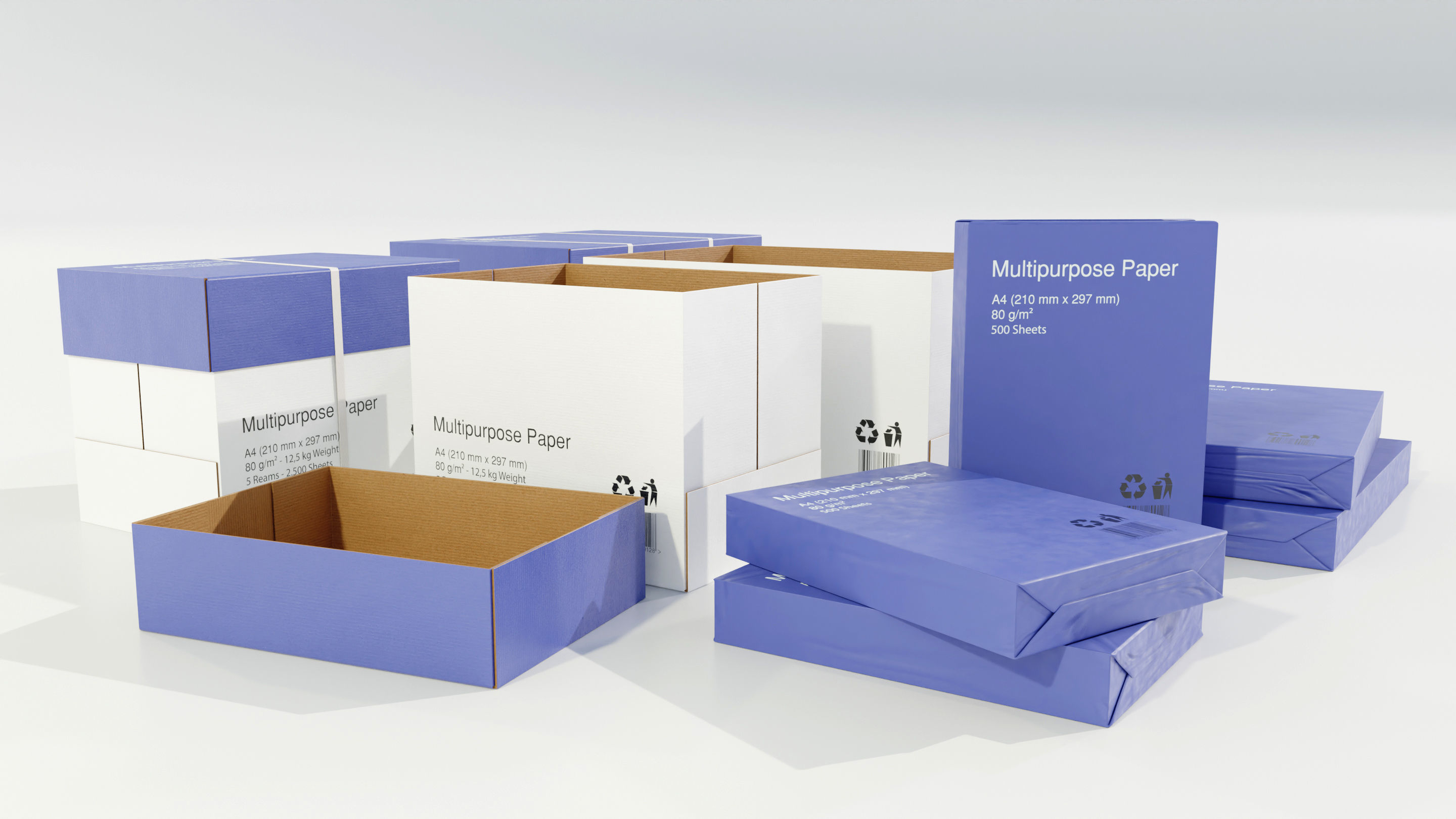 Paper Boxes 3D model_7