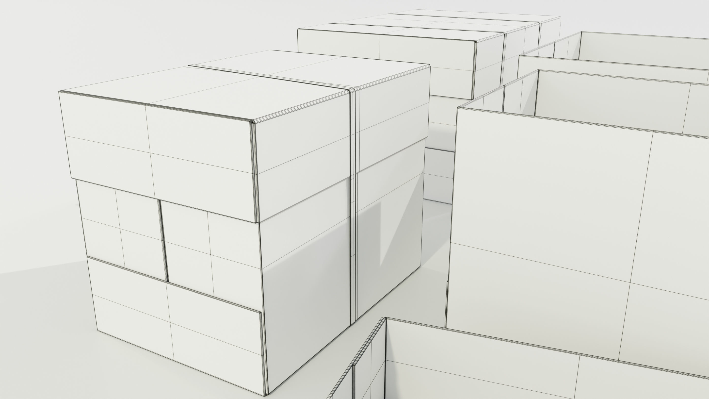 Paper Boxes 3D model_19