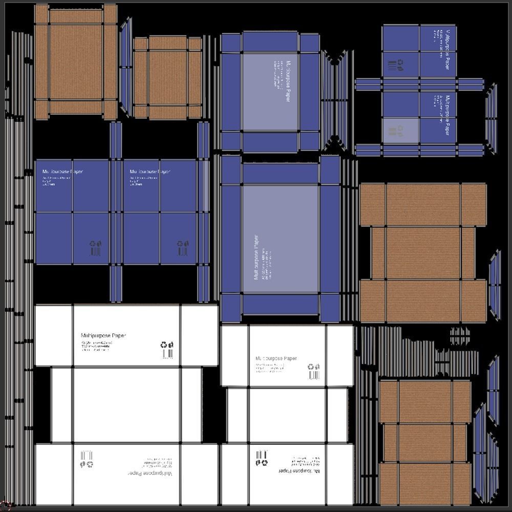 Paper Boxes 3D model_11