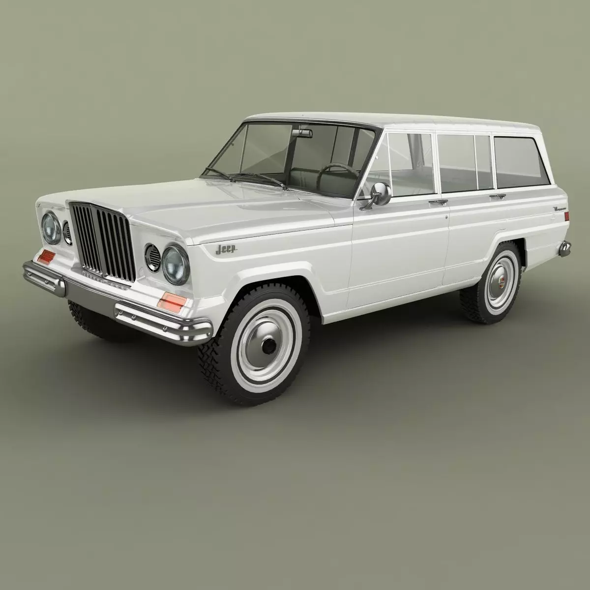 Jeep Wagoneer 1963 3D model