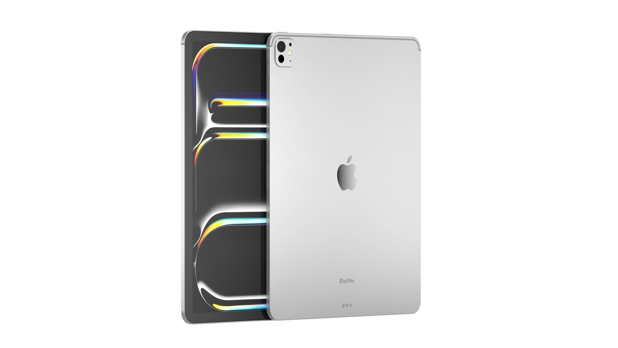 Apple iPad Pro 13 2024 Silver 3D model | CGTrader