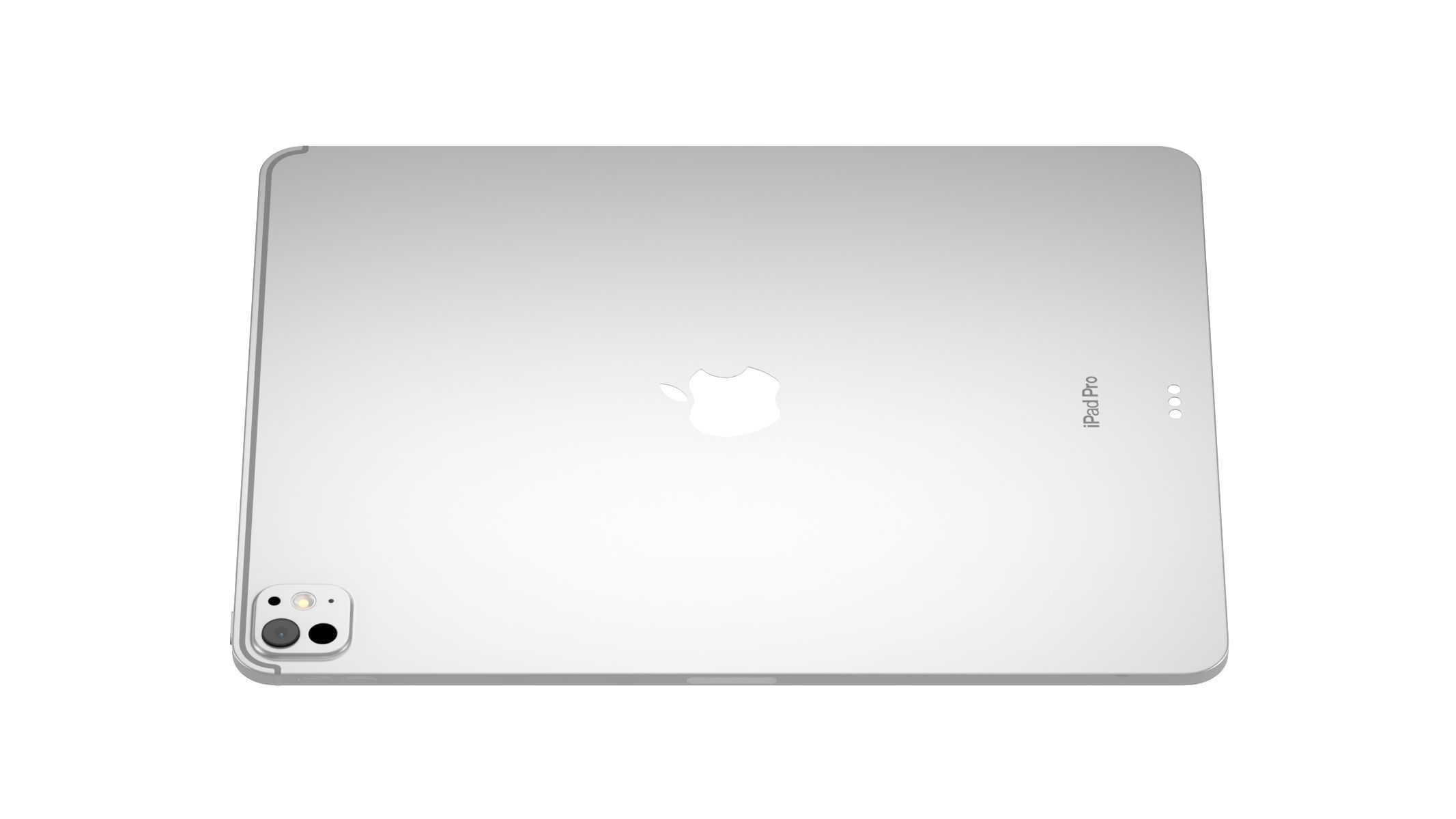 Apple iPad Pro 13 2024 Silver 3D model | CGTrader