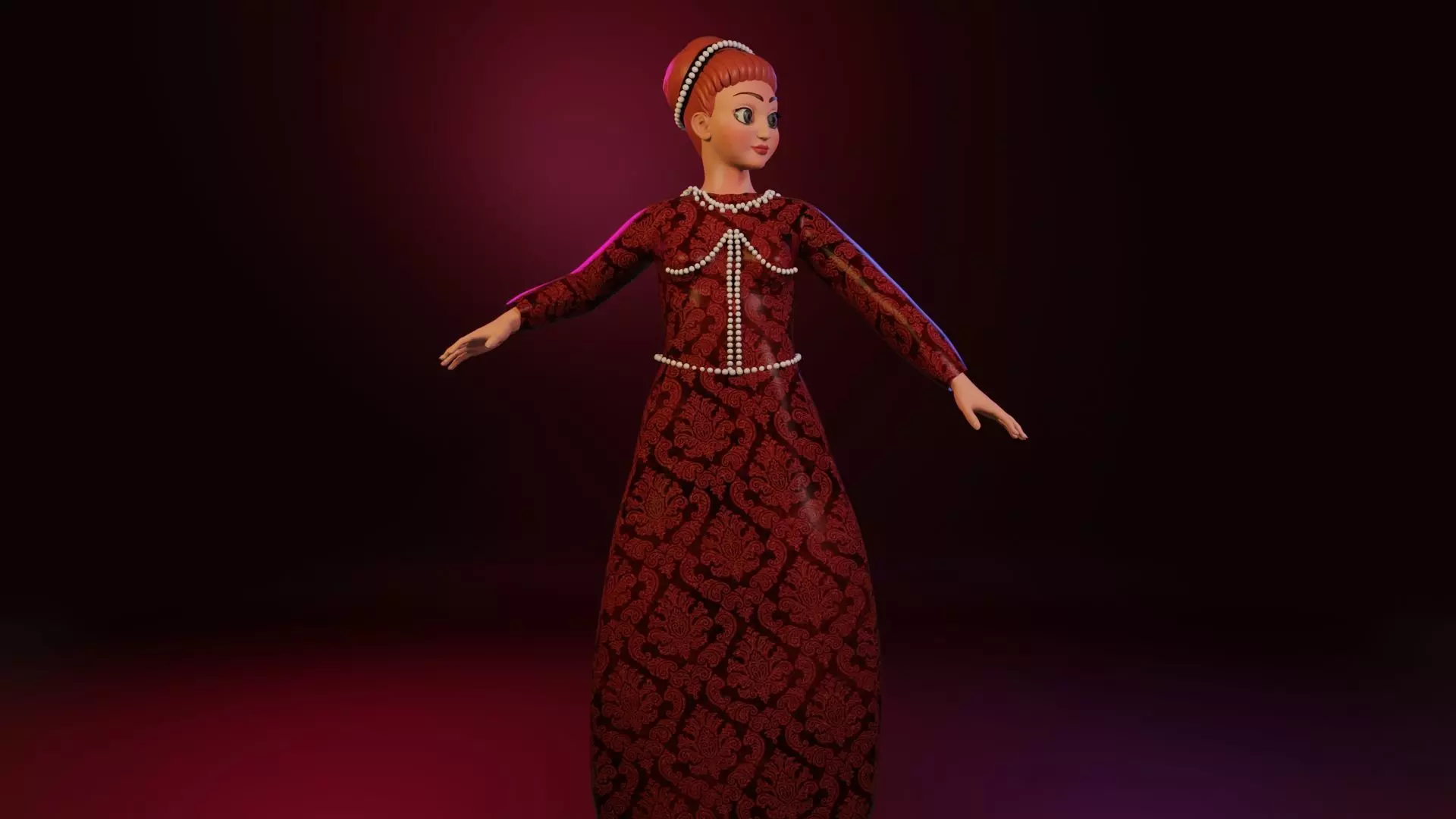 Little Queen Margo 3D model