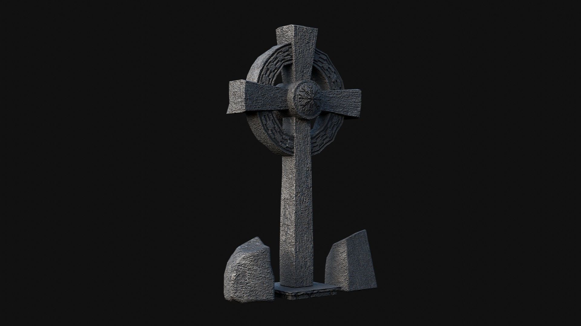 VIKING NORSE ROCK STONE STRUCTURES TOTEMS SYMBOL COLLECTION AAA Low-poly 3D model_8