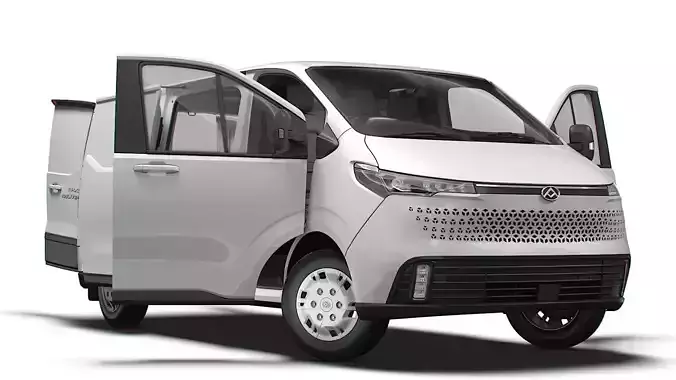 Maxus eDeliver 7 L2H1 HQ Interior 2024 3D model