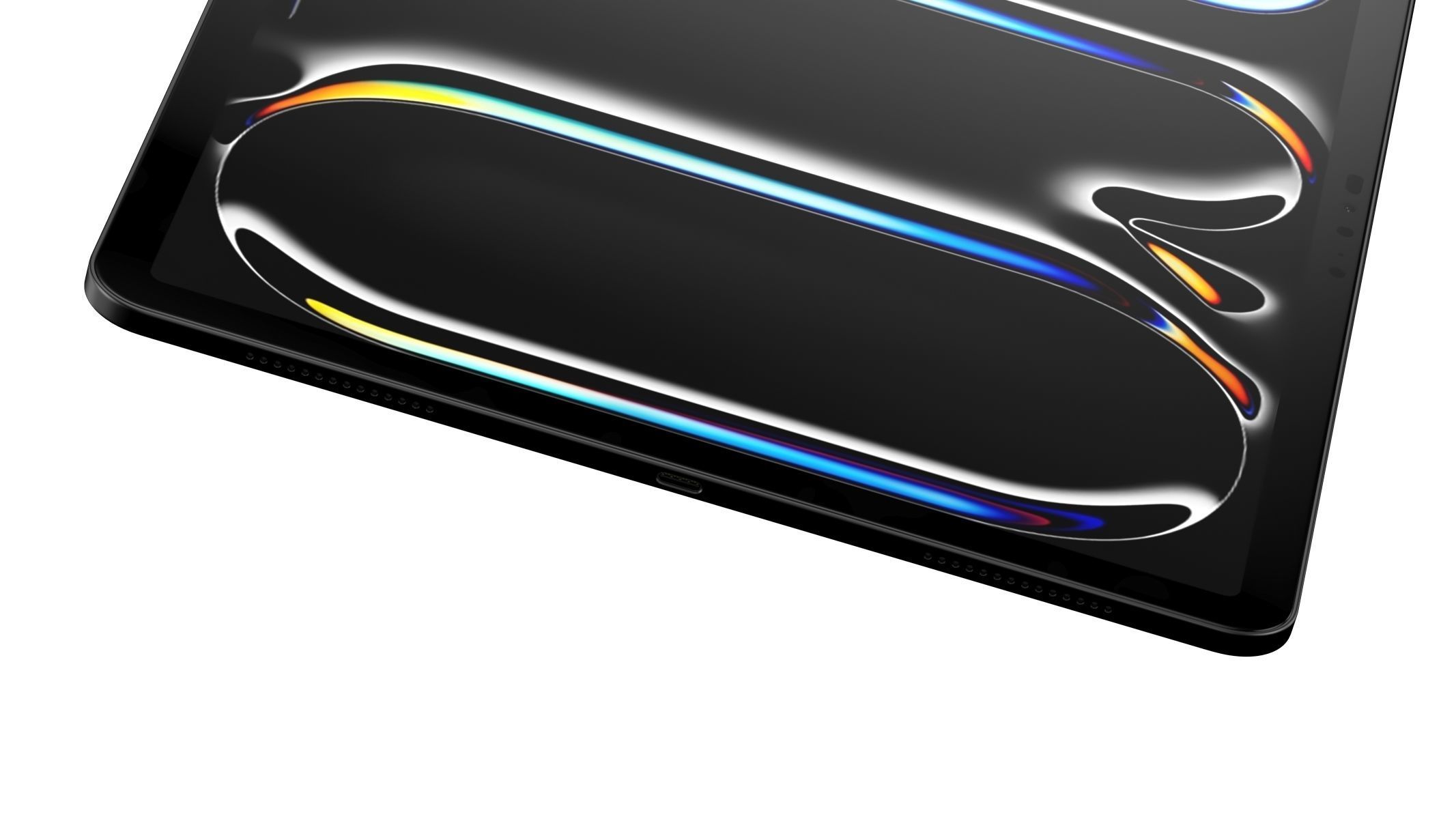 Apple iPad Pro 13 2024 Space Black 3D model_5