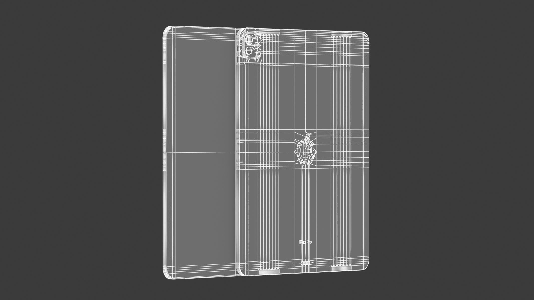 Apple iPad Pro 13 2024 Space Black 3D model_11