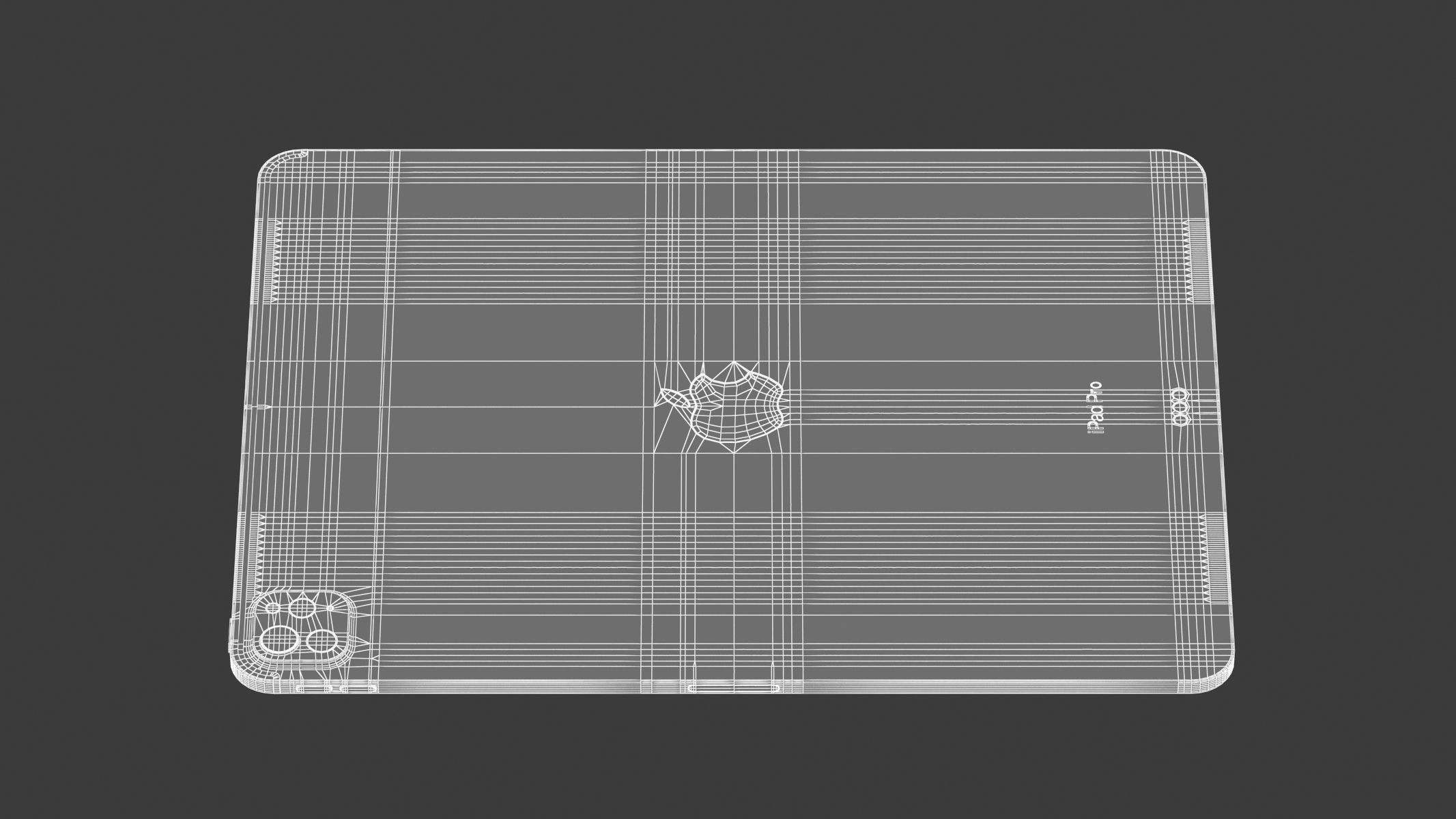 Apple iPad Pro 13 2024 Space Black 3D model_12