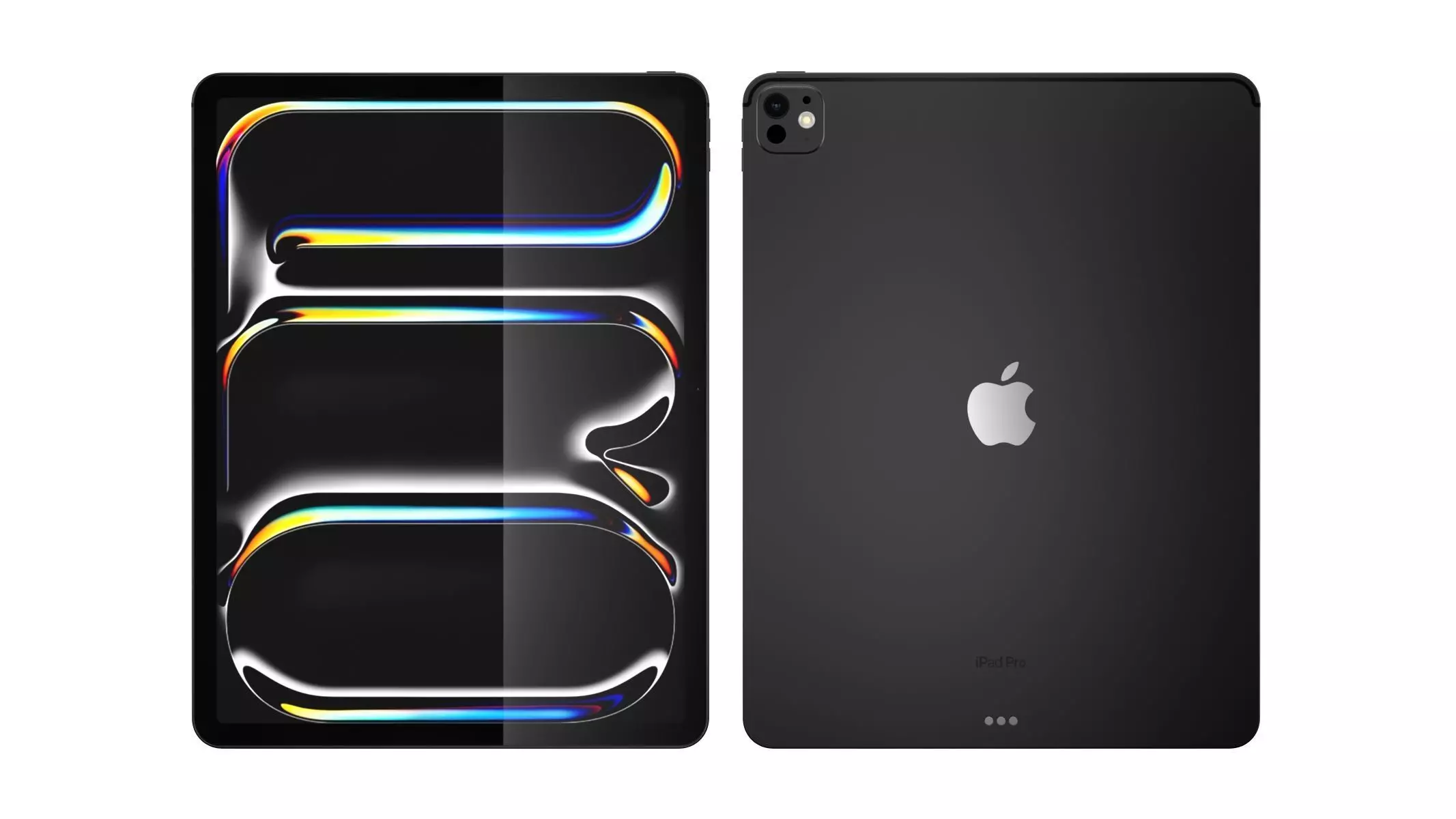 Apple iPad Pro 13 2024 Space Black 3D model_0