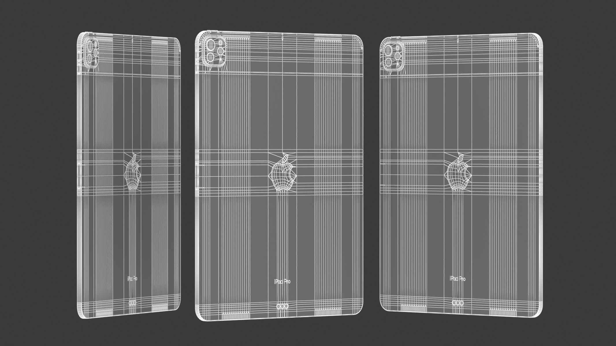 Apple iPad Pro 13 2024 Space Black 3D model_18