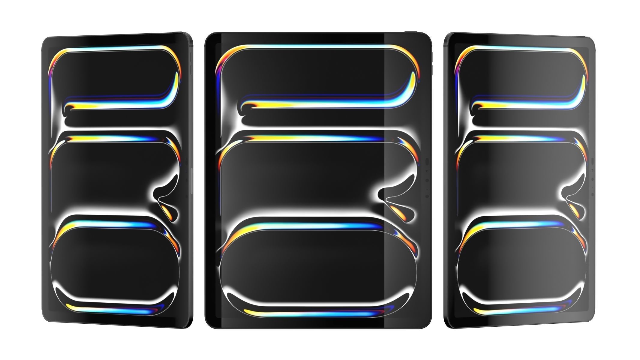 Apple iPad Pro 13 2024 Space Black 3D model_7