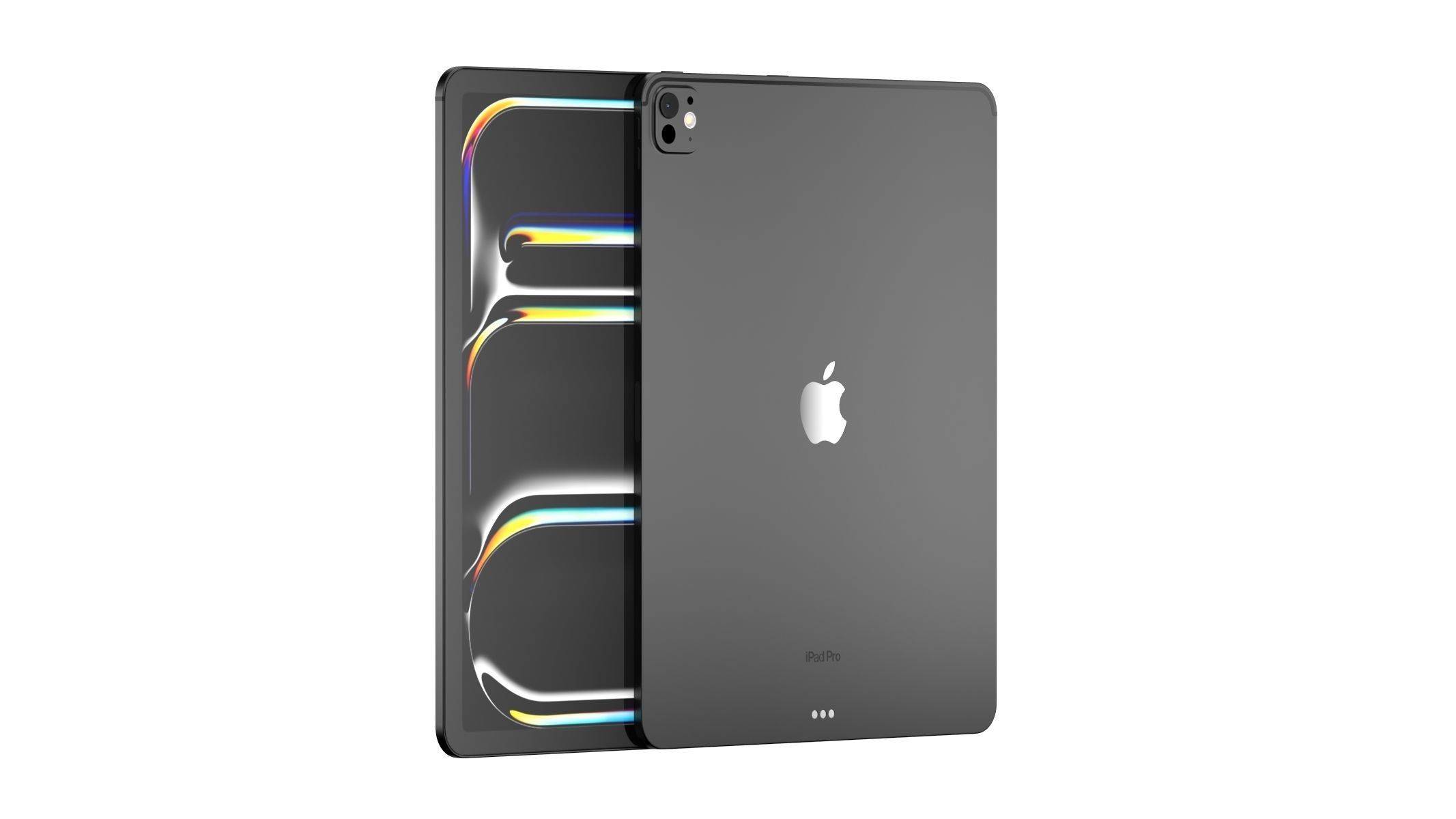 Apple iPad Pro 13 2024 Space Black 3D model_1