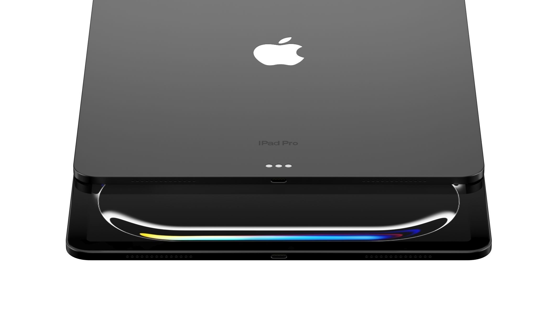 Apple iPad Pro 13 2024 Space Black 3D model_9