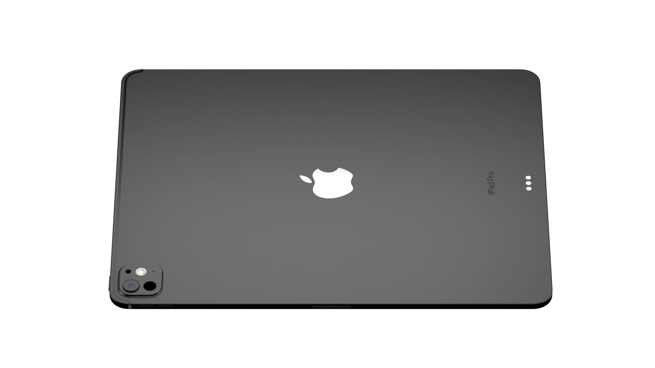 Apple iPad Pro 13 2024 Space Black 3D model_2