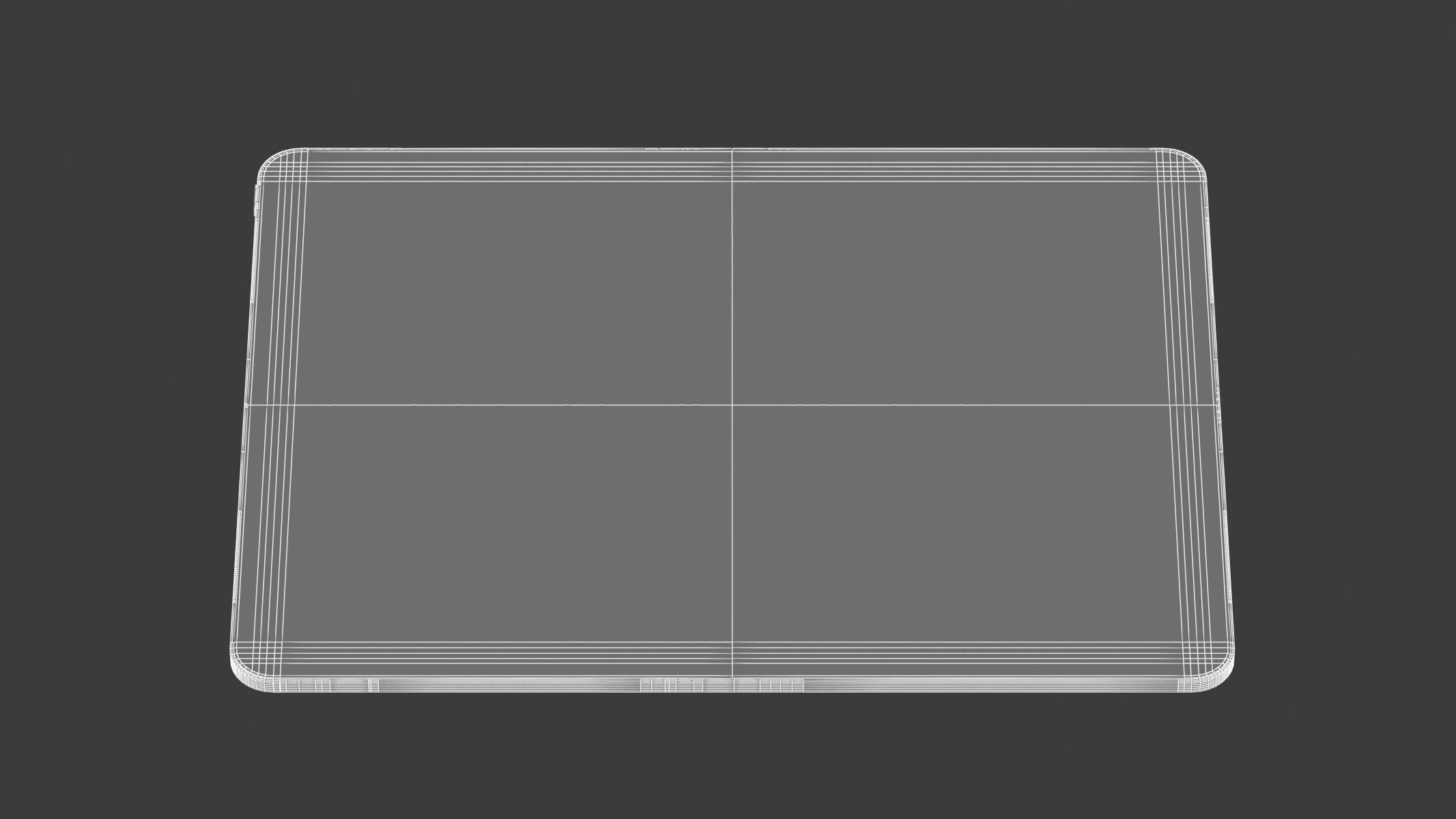 Apple iPad Pro 13 2024 Space Black 3D model_13