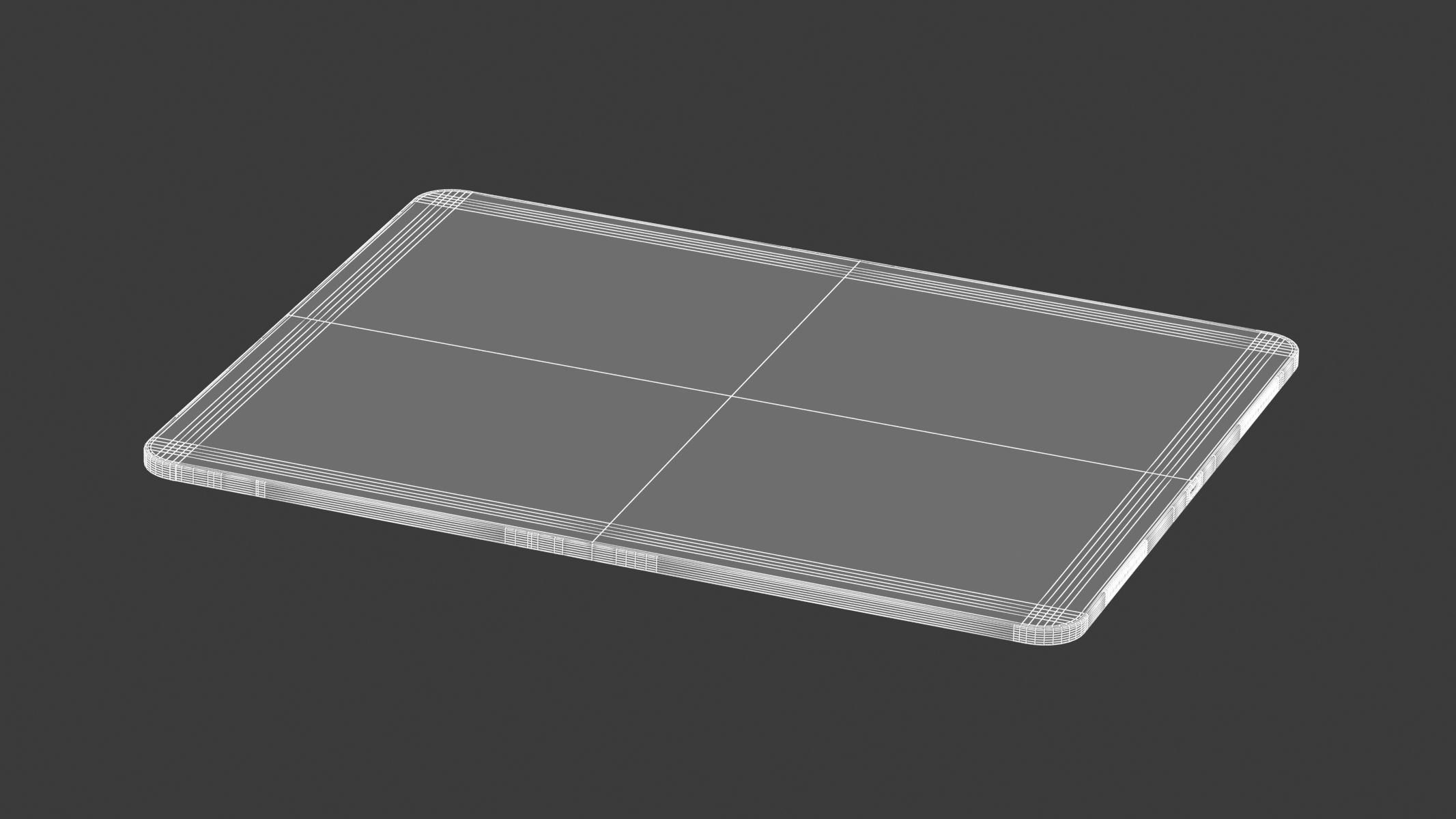 Apple iPad Pro 13 2024 Space Black 3D model_14