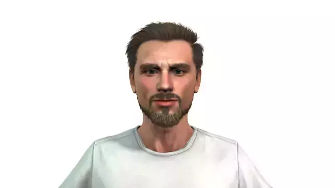 High Quality 3D Male Character Fully Rigged and Textured