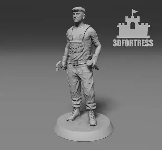 Carpenter 3D print model