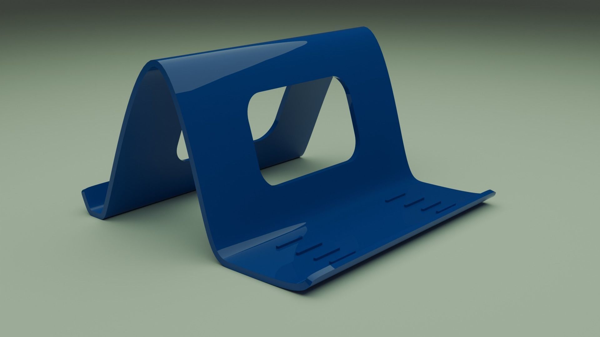 3D Printable Mobile Stand for Watching Movies 3D print model_3