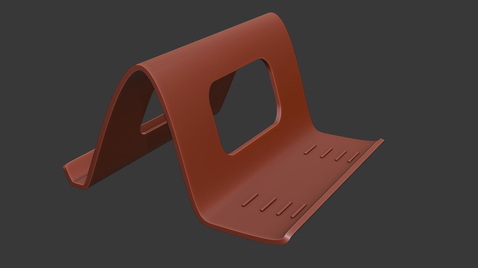3D Printable Mobile Stand for Watching Movies 3D print model_1