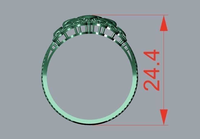 rings 3D print model_2