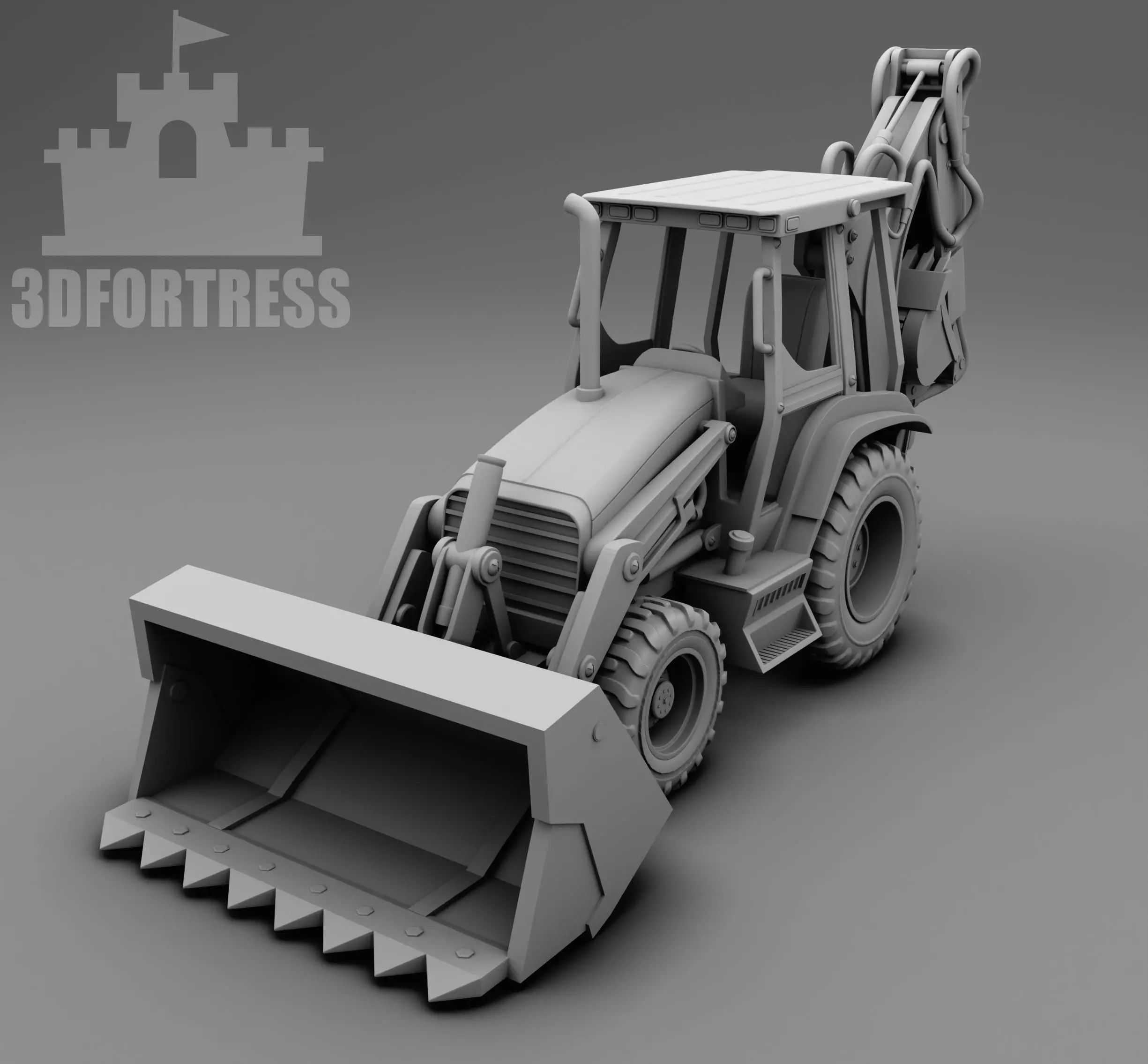 CAT420D 3D print model