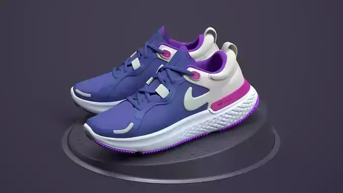 Sneakers Female 3D model