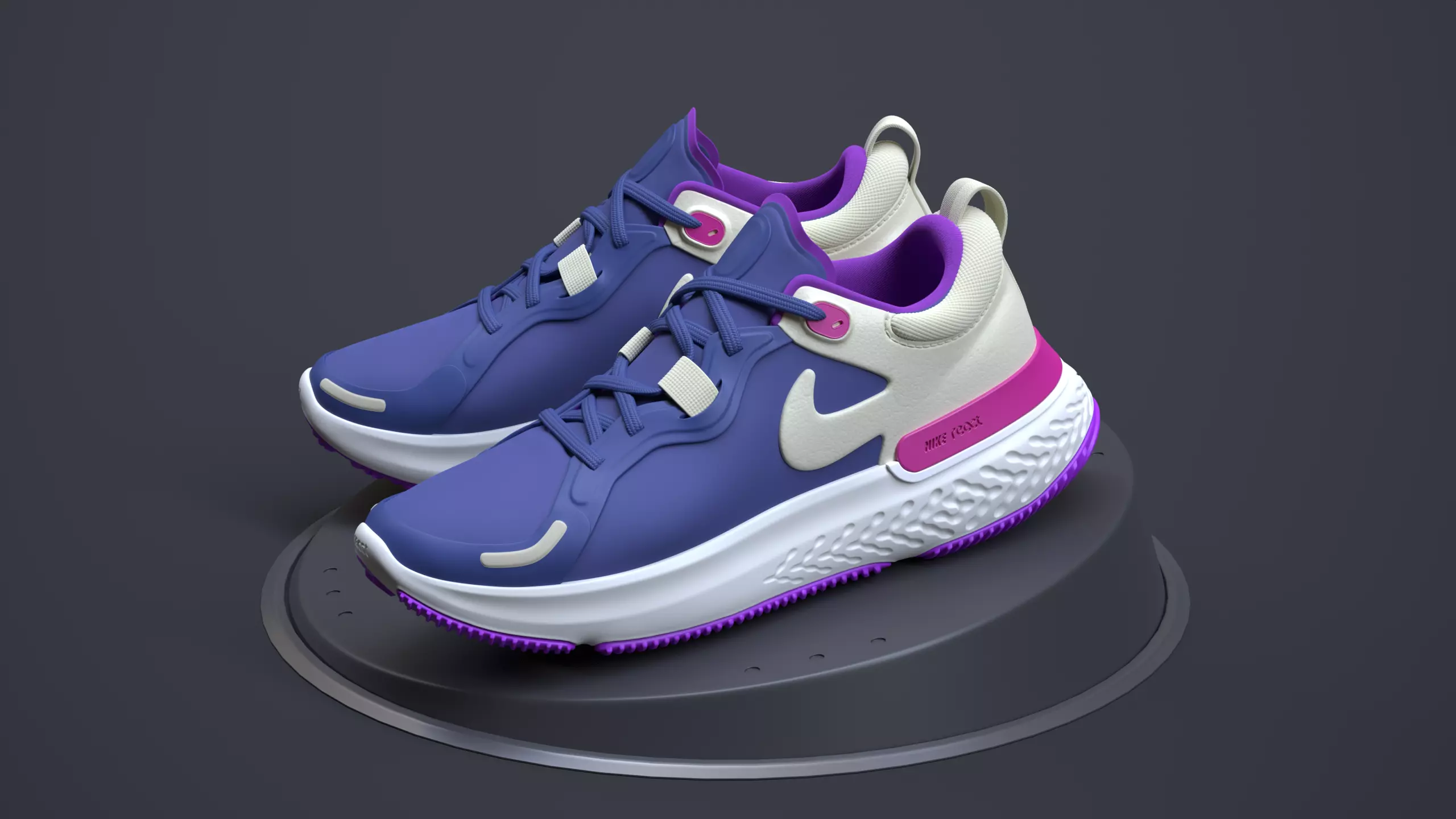 Sneakers Female 3D model_0
