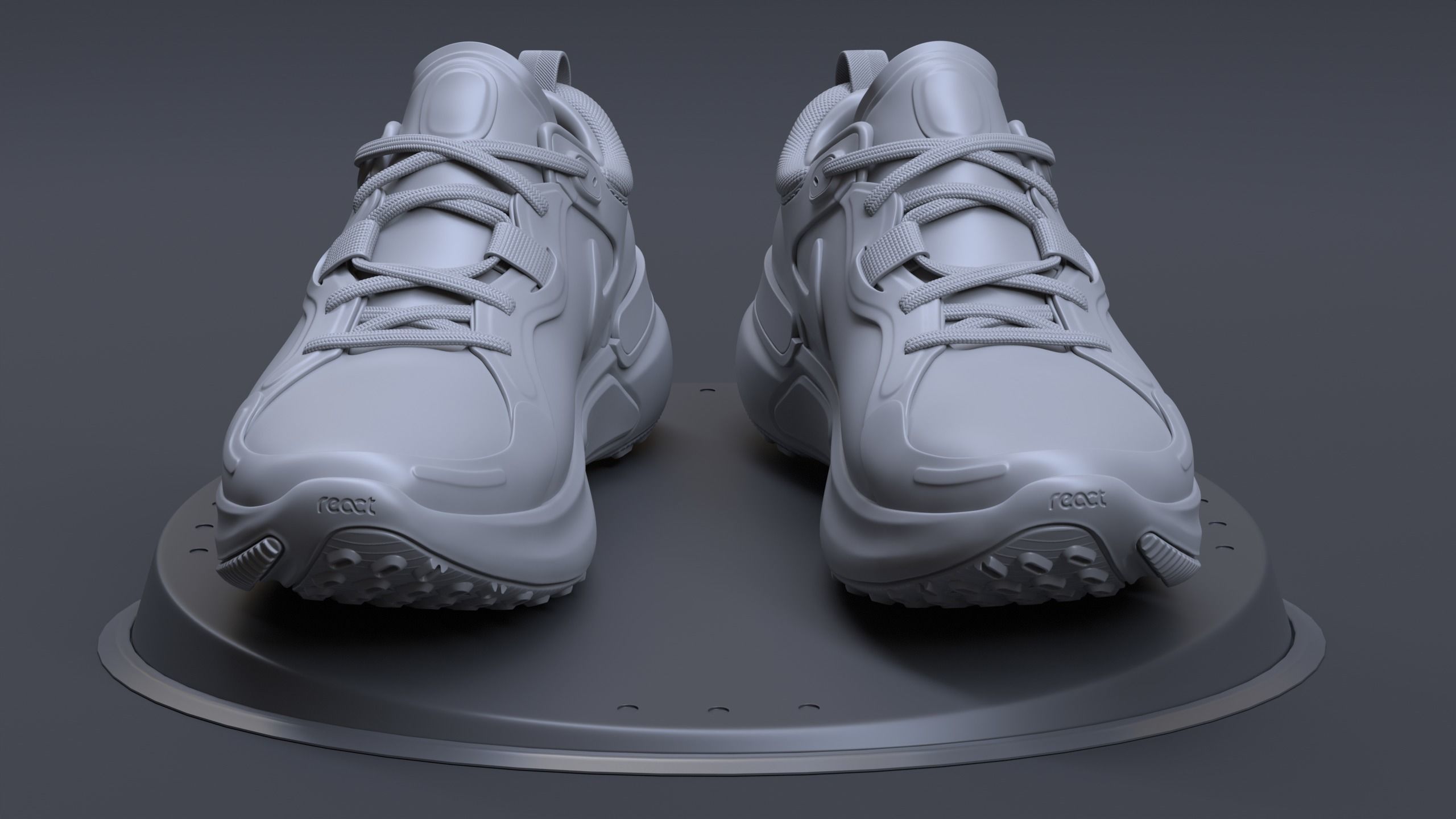 Sneakers Female 3D model_12