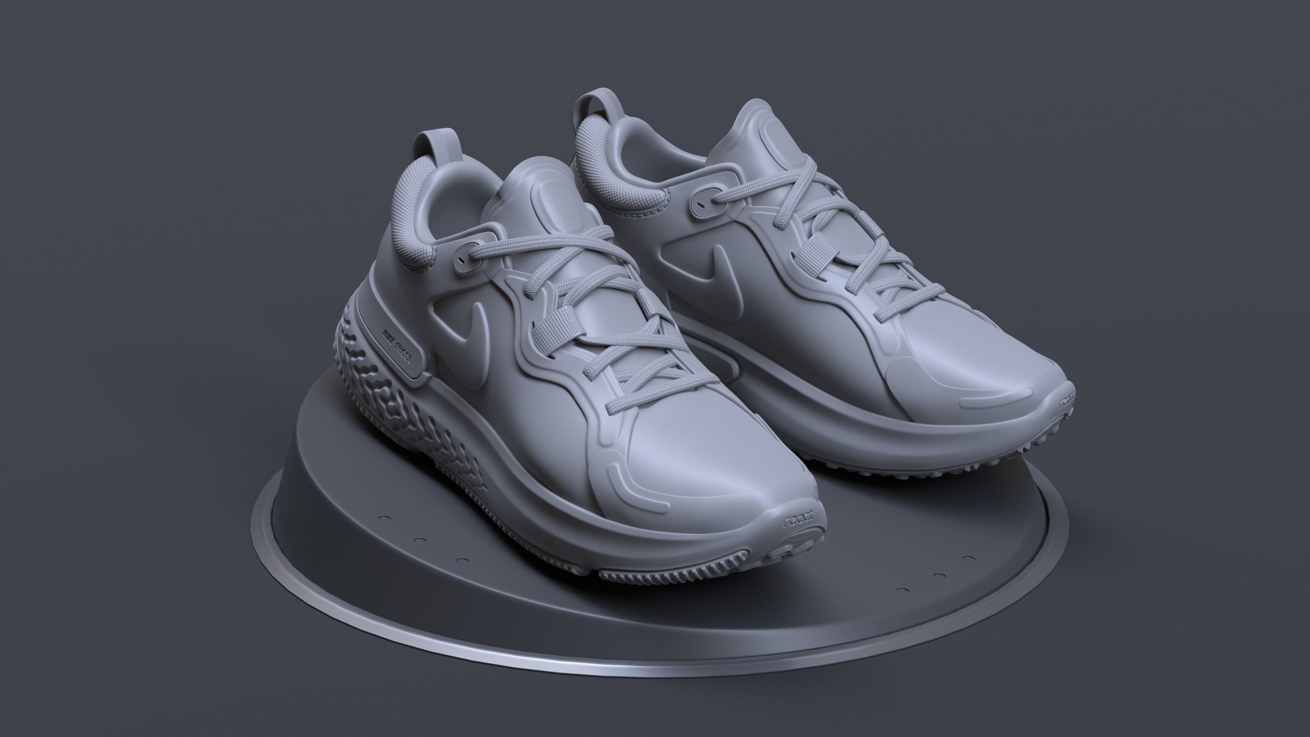 Sneakers Female 3D model_11