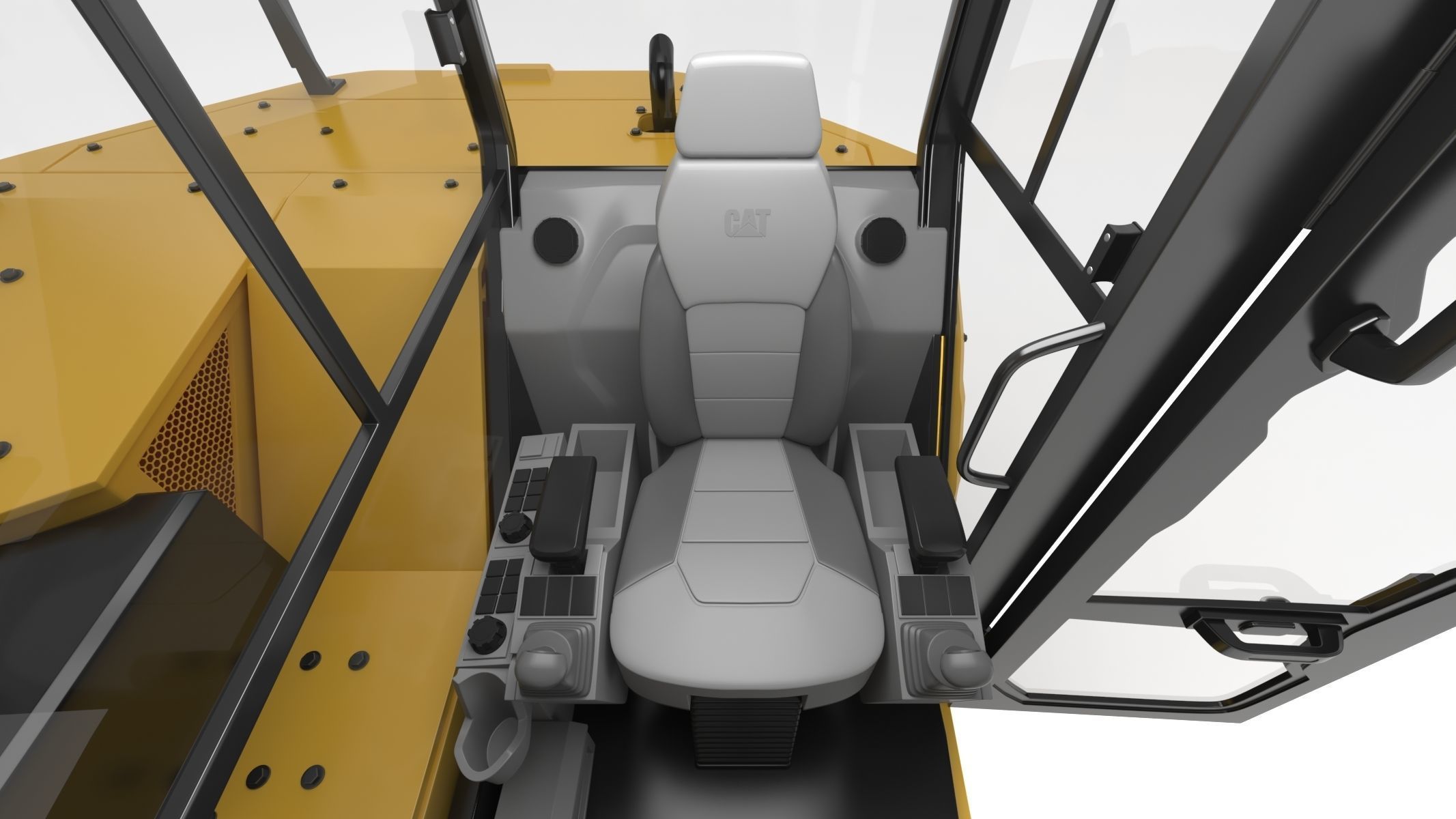 Mini Excavators 309 CR VAB 3D model_20