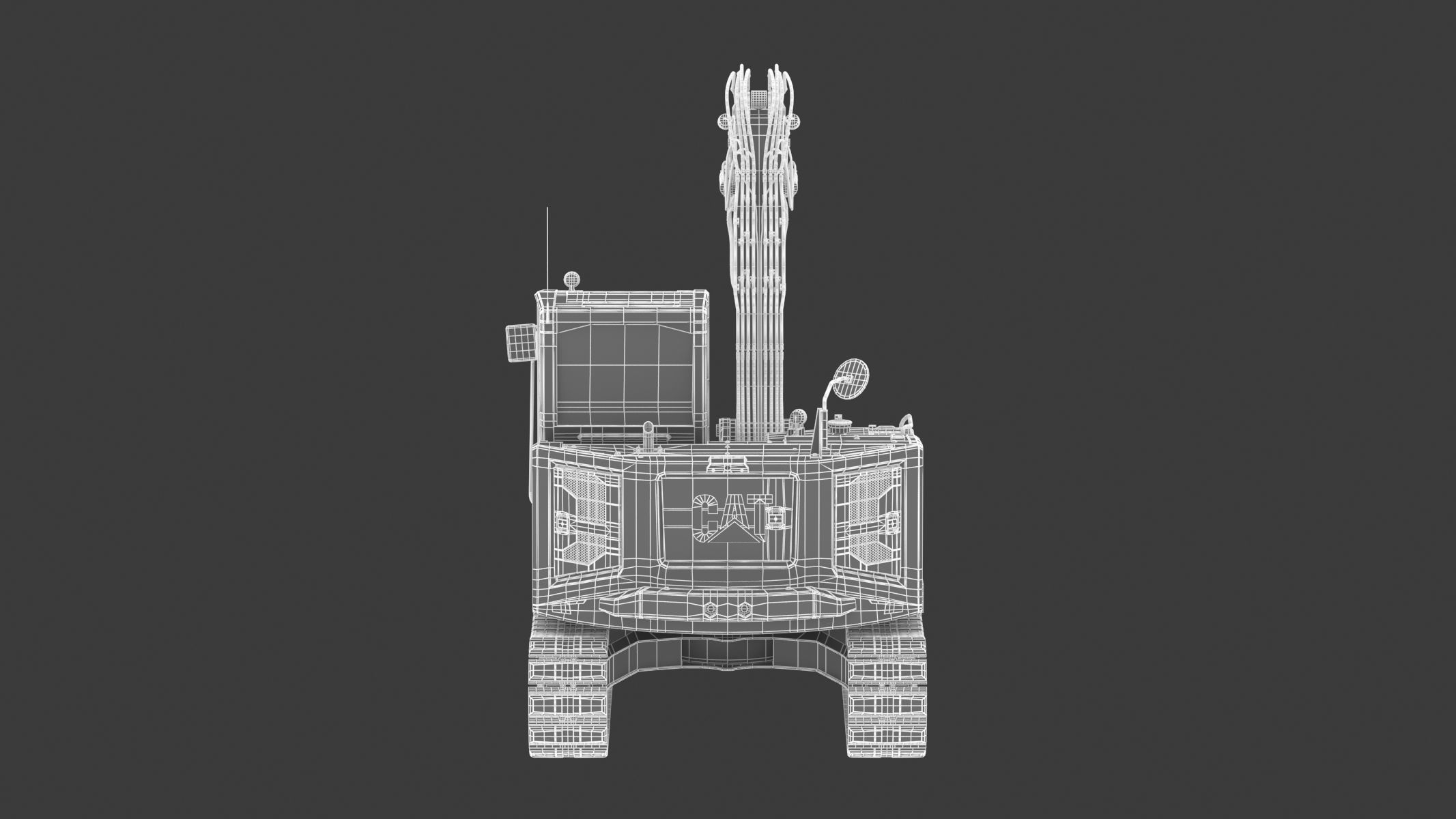 Mini Excavators 309 CR VAB 3D model_28