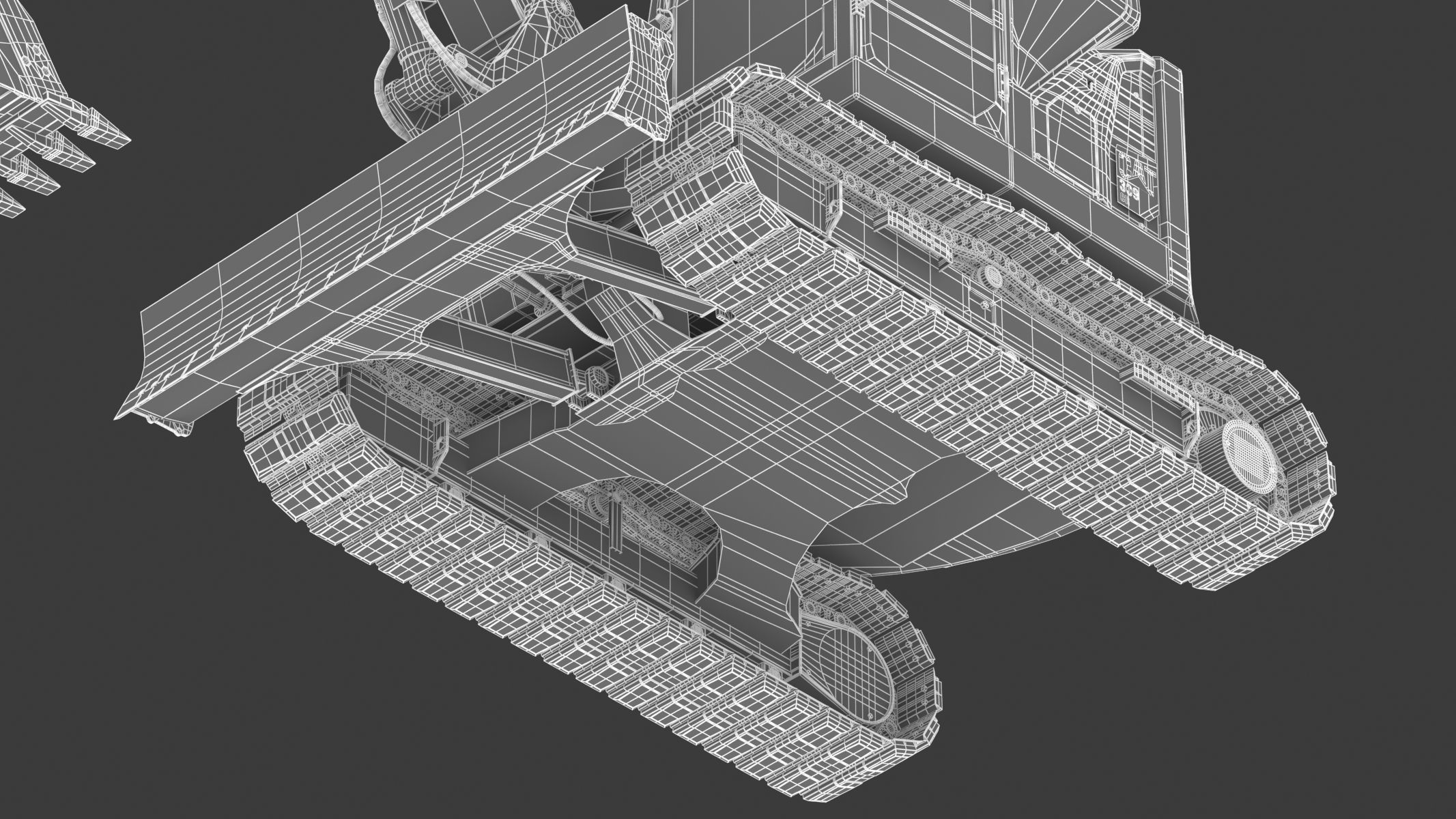 Mini Excavators 309 CR VAB 3D model_41