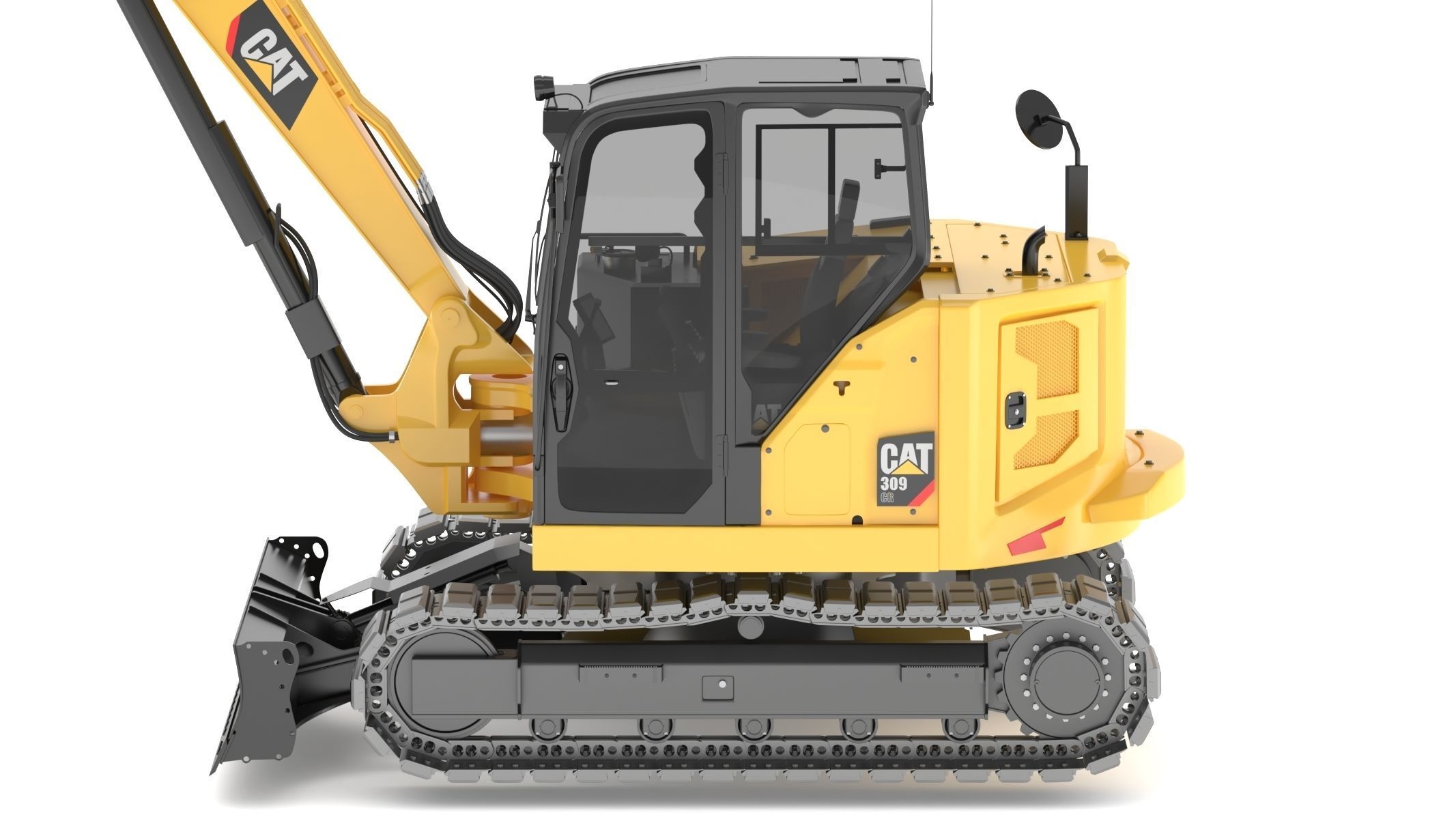 Mini Excavators 309 CR VAB 3D model_10