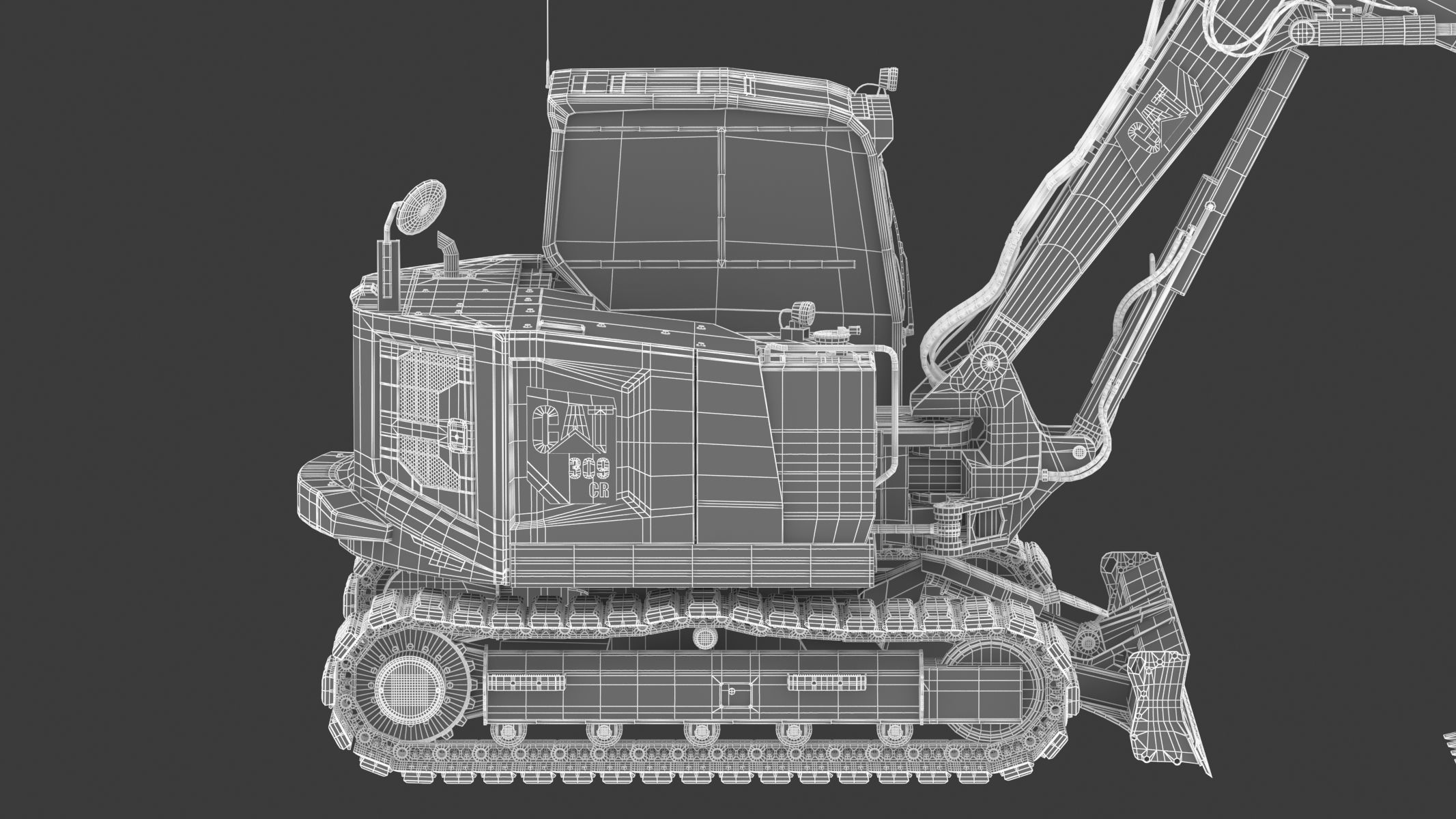 Mini Excavators 309 CR VAB 3D model_36