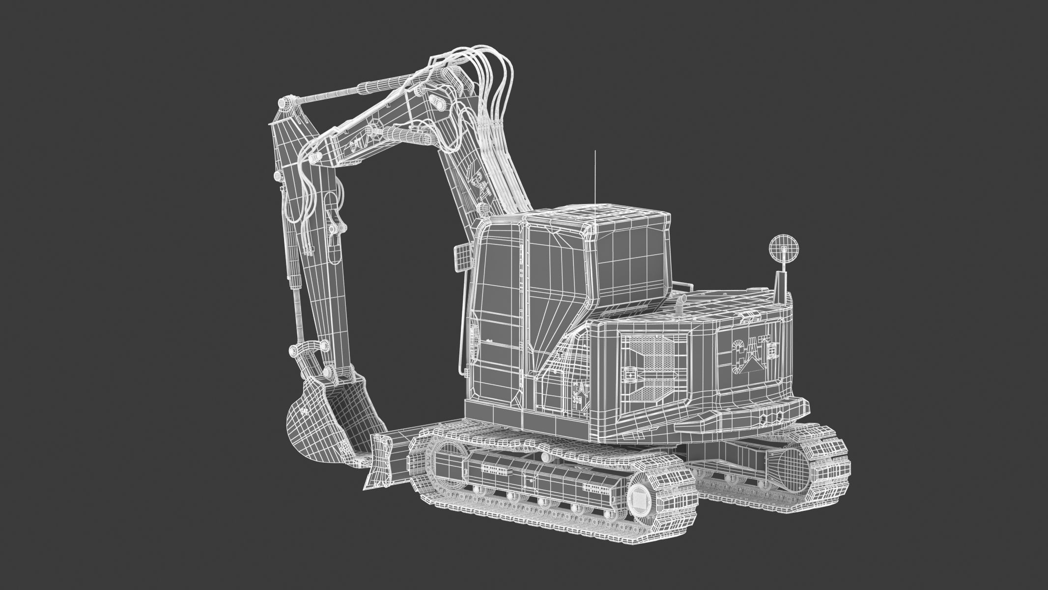 Mini Excavators 309 CR VAB 3D model_29