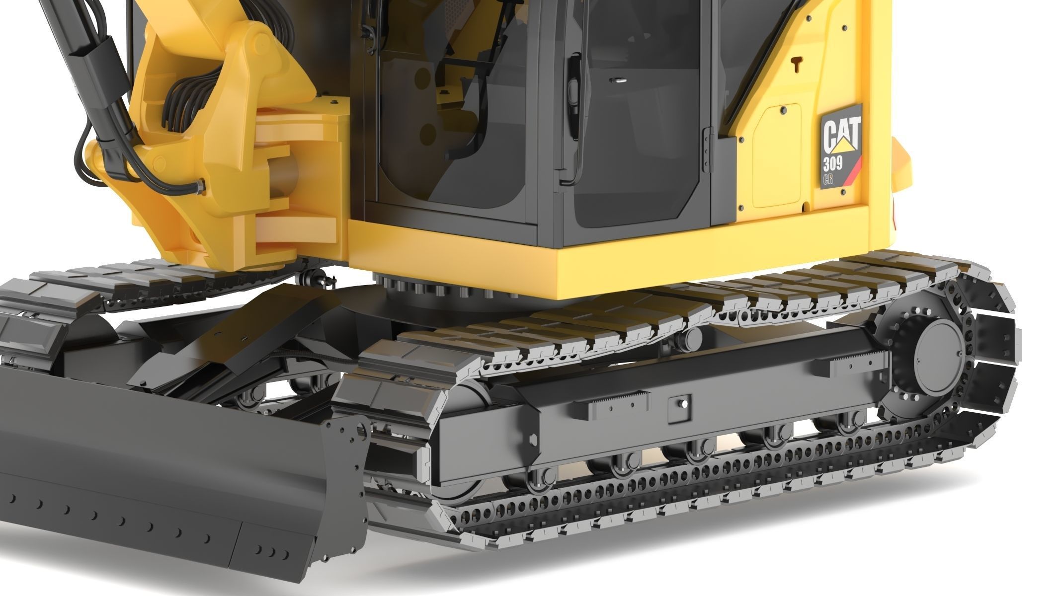 Mini Excavators 309 CR VAB 3D model_11