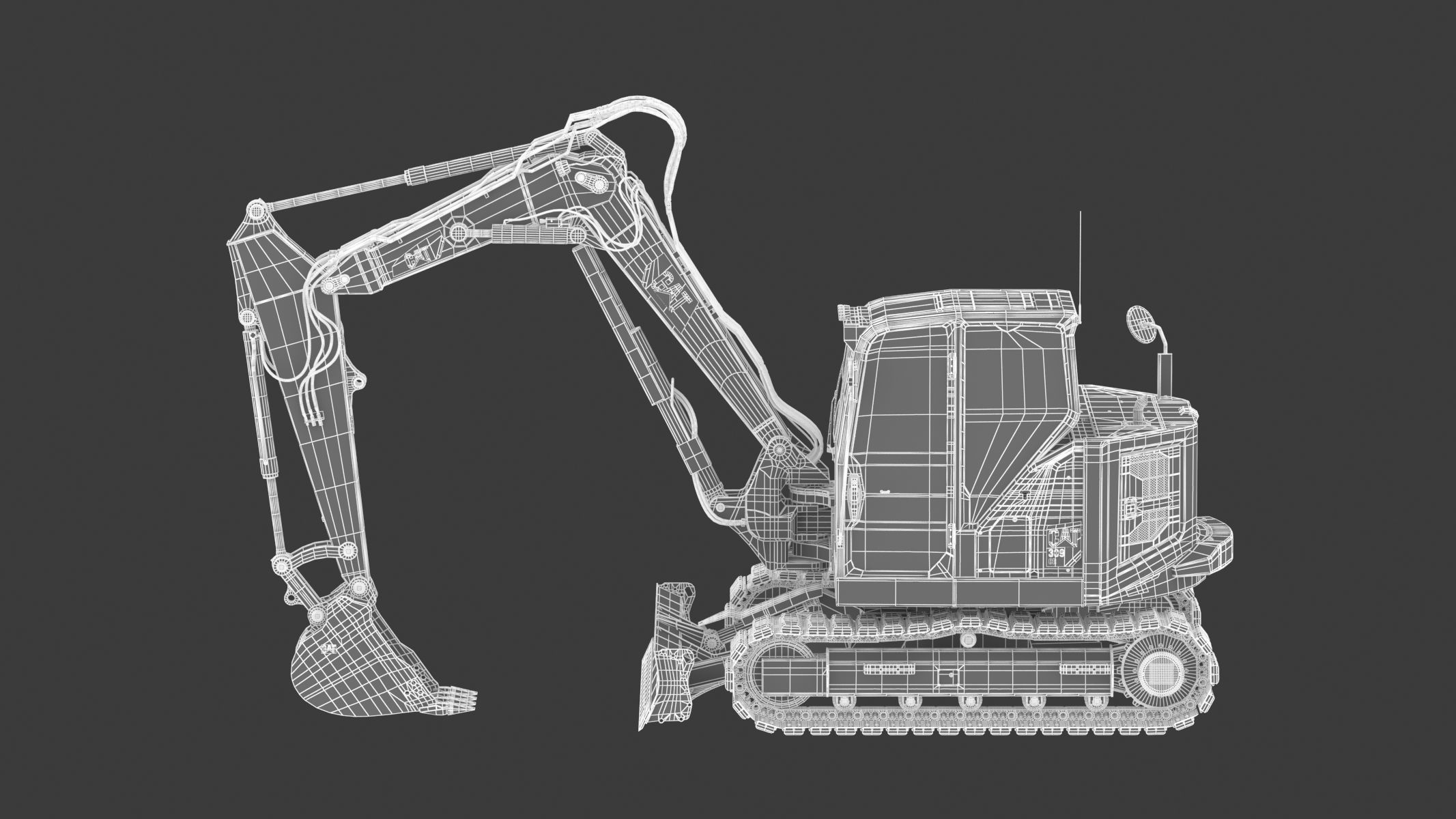 Mini Excavators 309 CR VAB 3D model_22