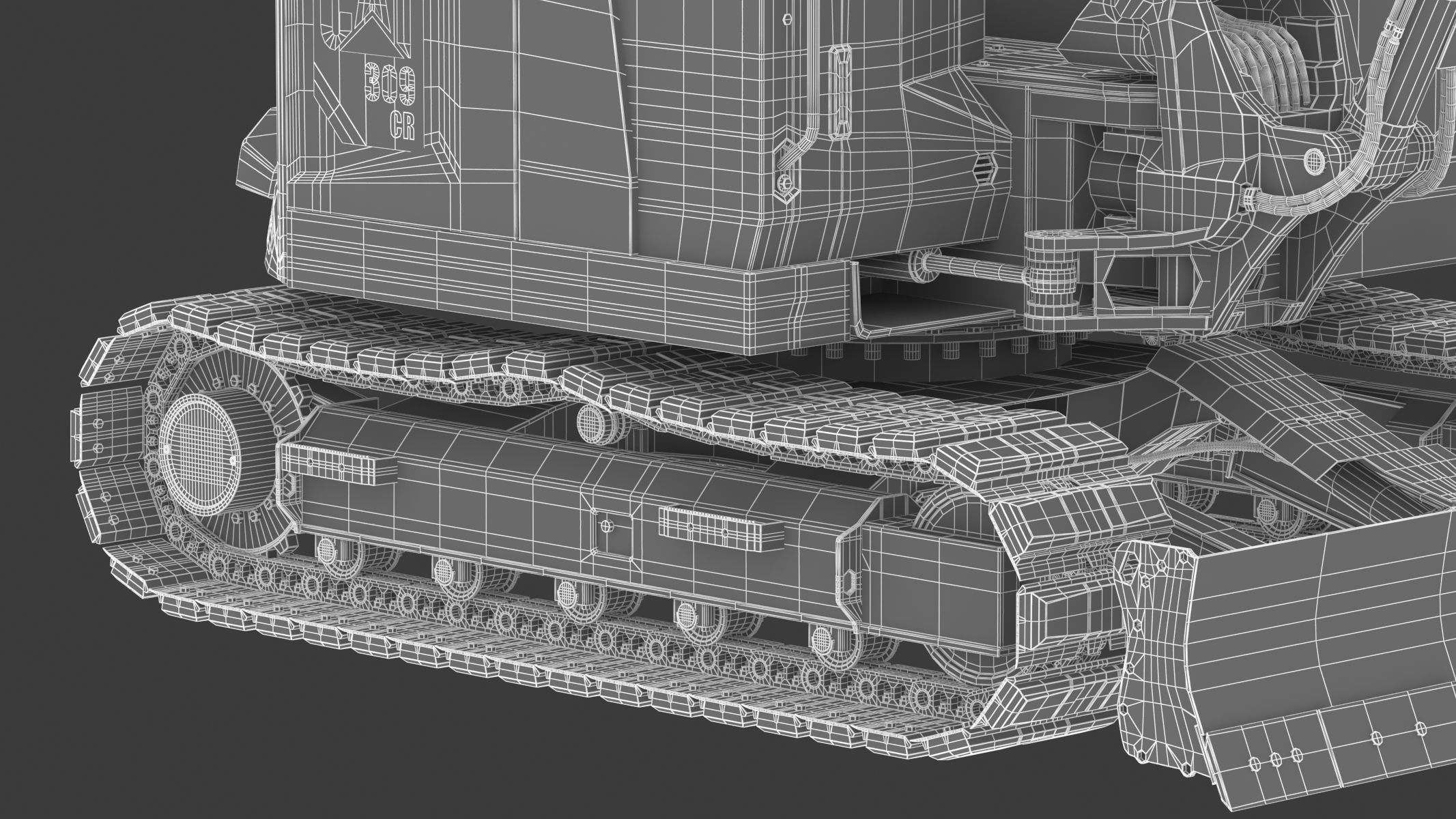 Mini Excavators 309 CR VAB 3D model_35