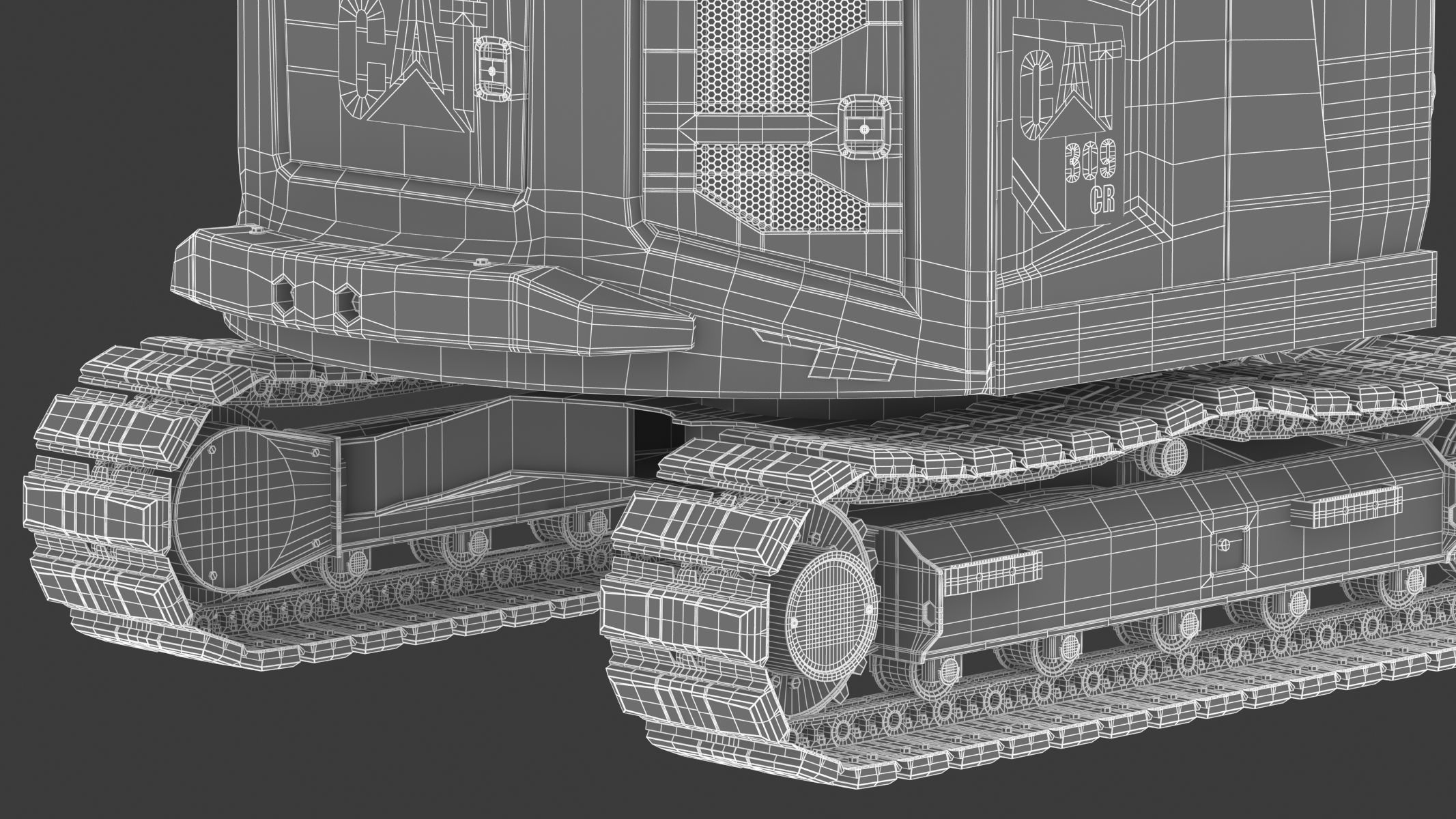Mini Excavators 309 CR VAB 3D model_37