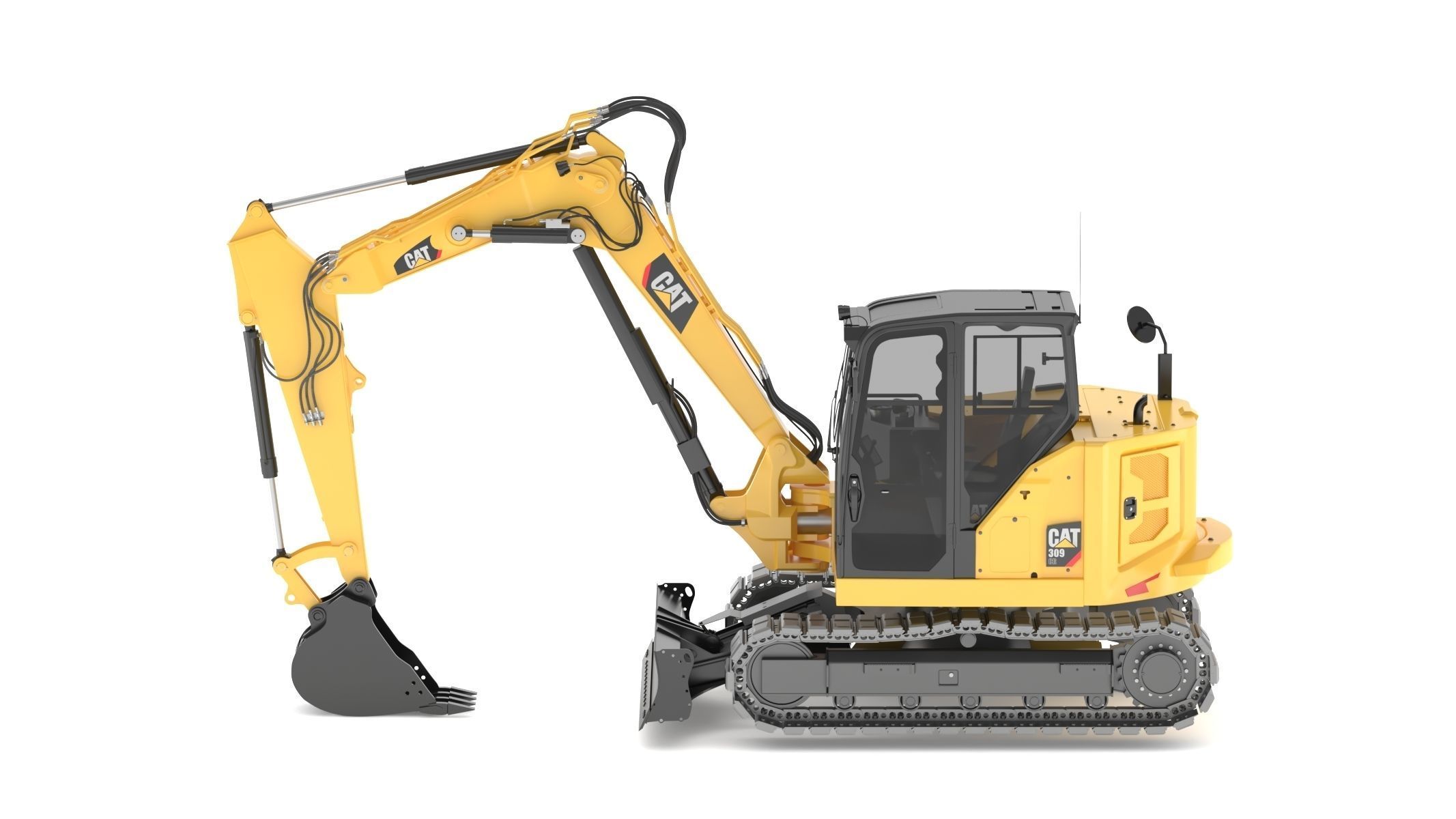 Mini Excavators 309 CR VAB 3D model_1