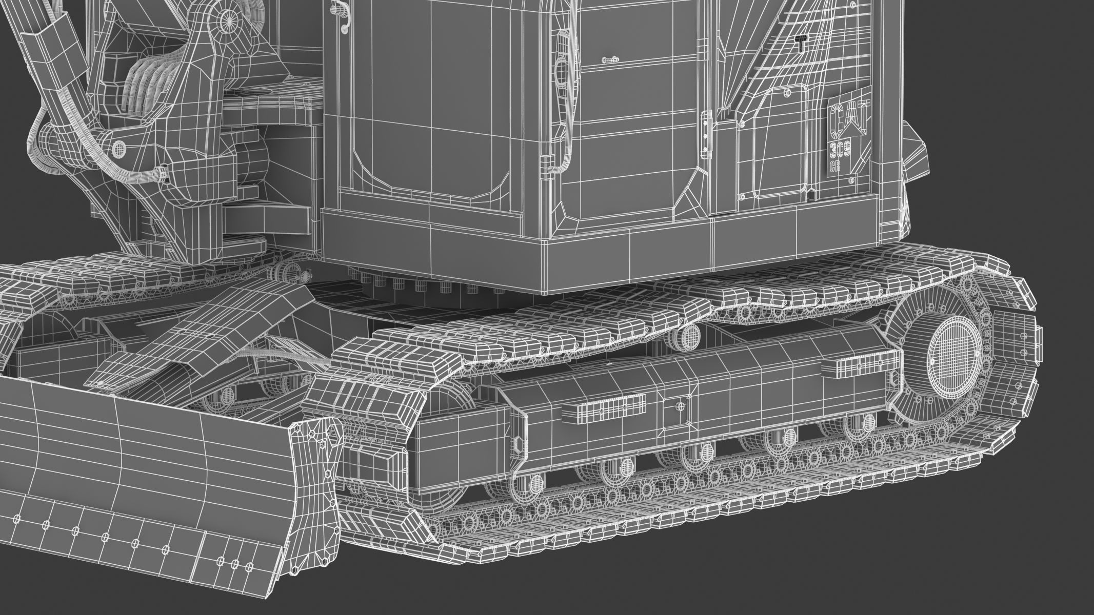 Mini Excavators 309 CR VAB 3D model_33