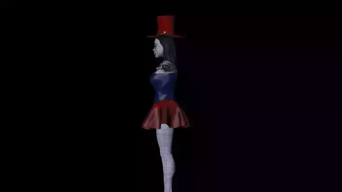 The Circus Girl 3D model