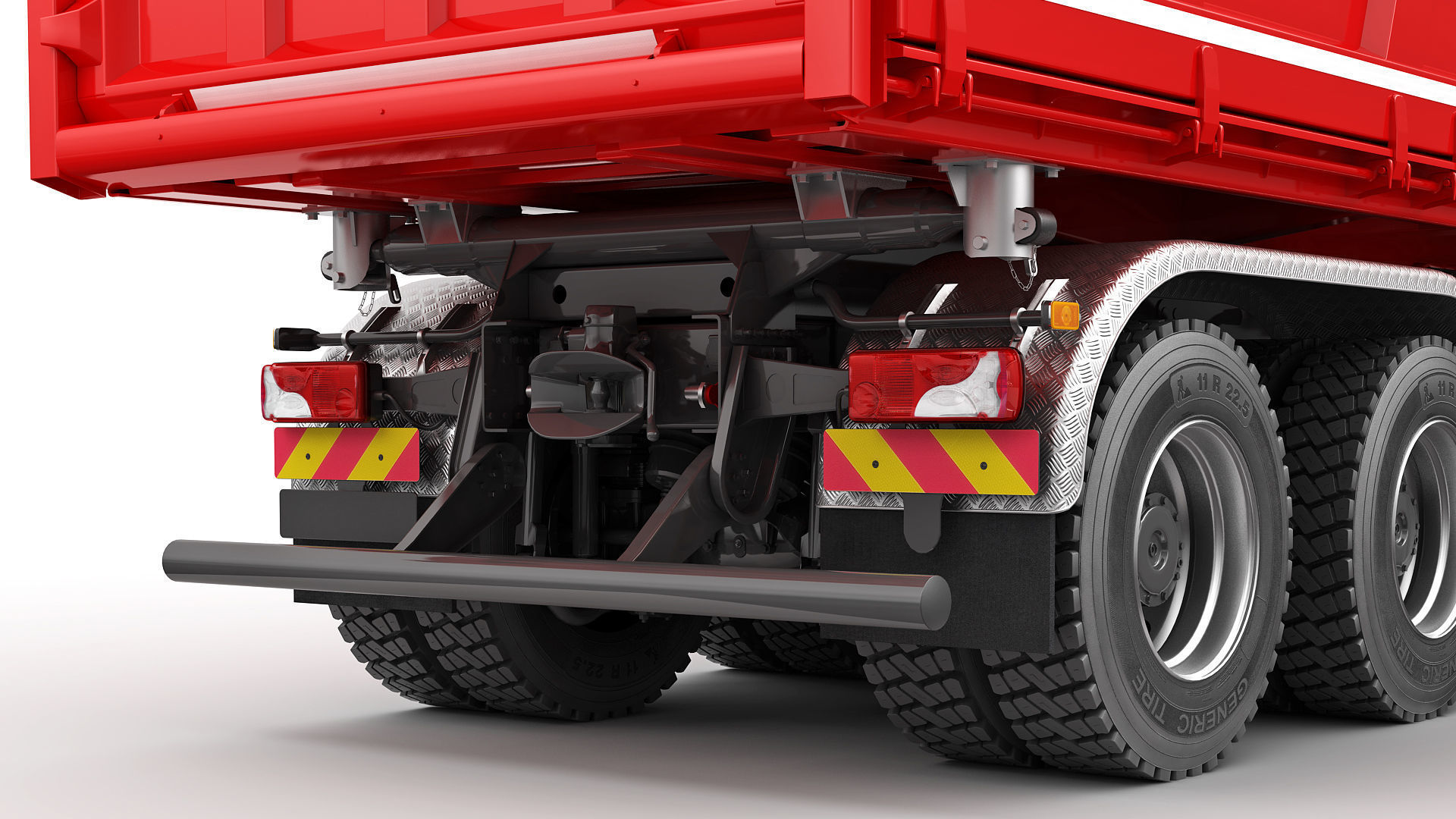 Dump Truck 6X4  3D model_5