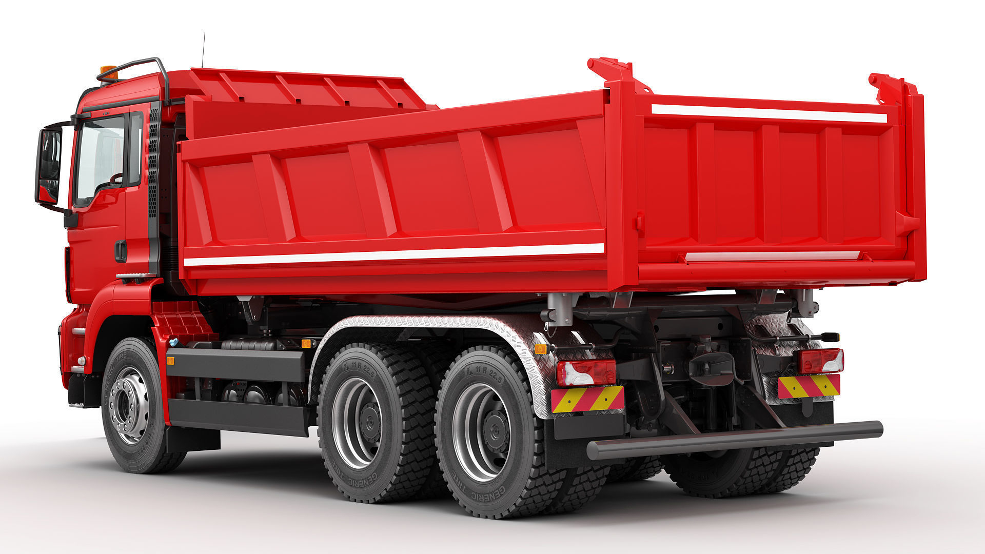 Dump Truck 6X4  3D model_8
