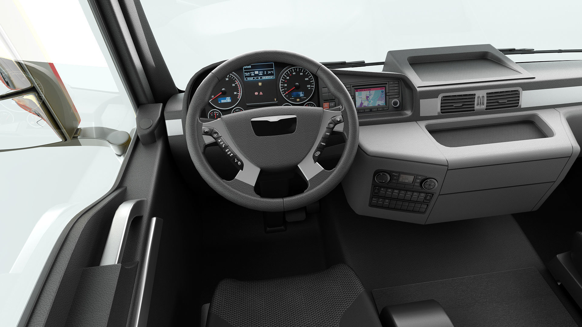 Dump Truck 6X4  3D model_14